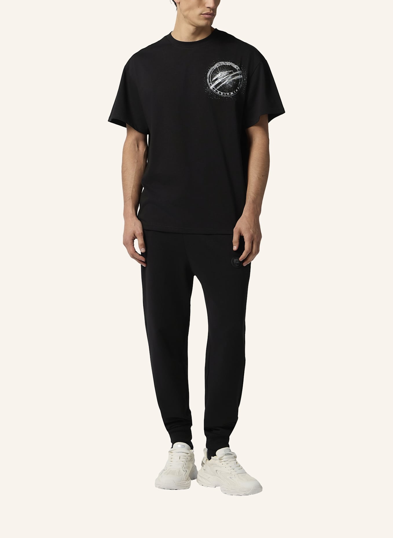 PLEIN SPORT PLEIN SPORT Fleece Joggers 3D Tiger: SCHWARZ