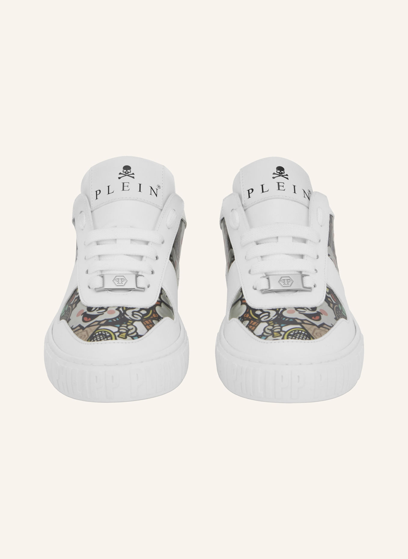 PHILIPP PLEIN PHILIPP PLEIN Low-Top Sneakers 3D Ice Cream: WEISS