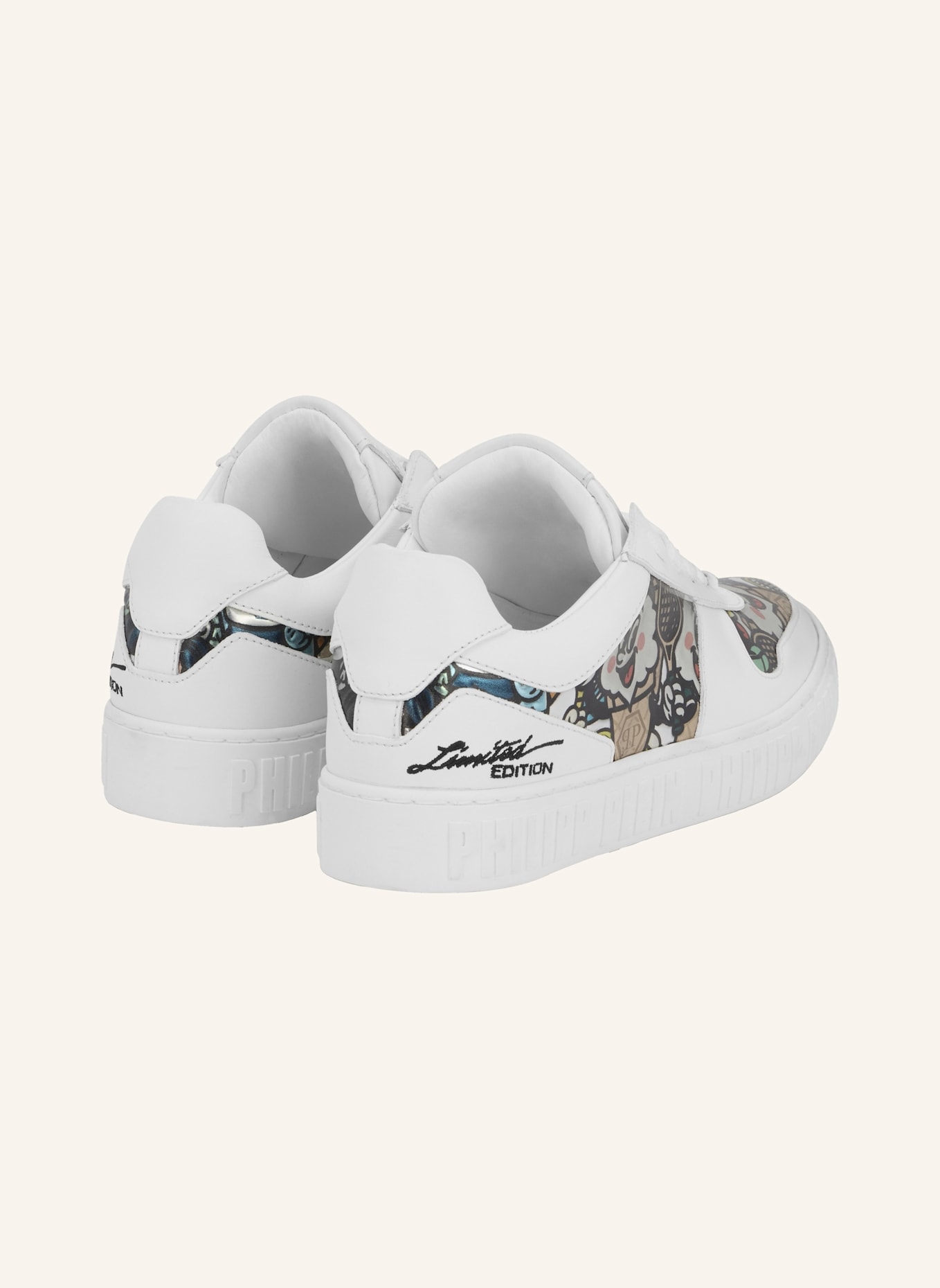 PHILIPP PLEIN PHILIPP PLEIN Low-Top Sneakers 3D Ice Cream: WEISS
