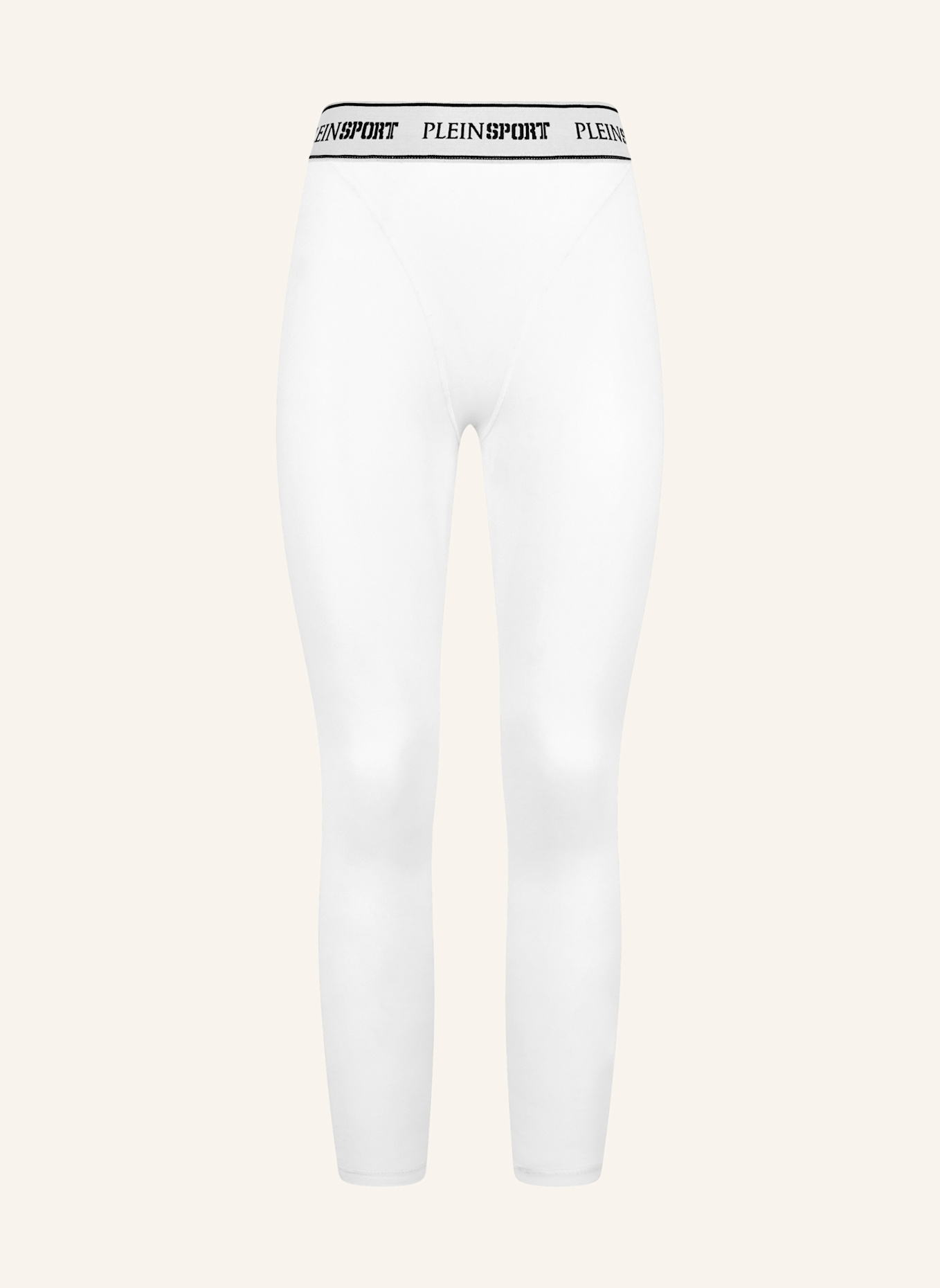 PLEIN SPORT PLEIN SPORT Fleece Jogging Leggings: WEISS