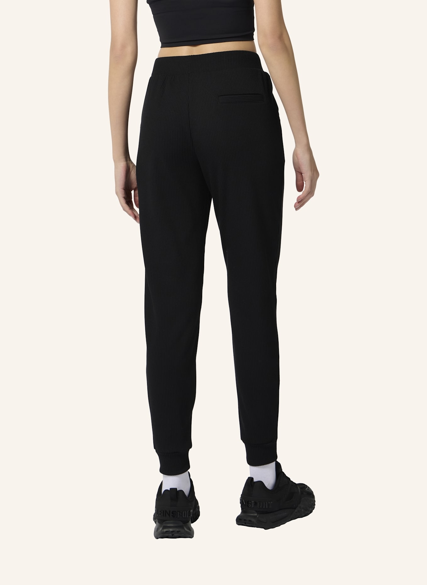 PLEIN SPORT PLEIN SPORT Ribbed Joggers Scratch: SCHWARZ