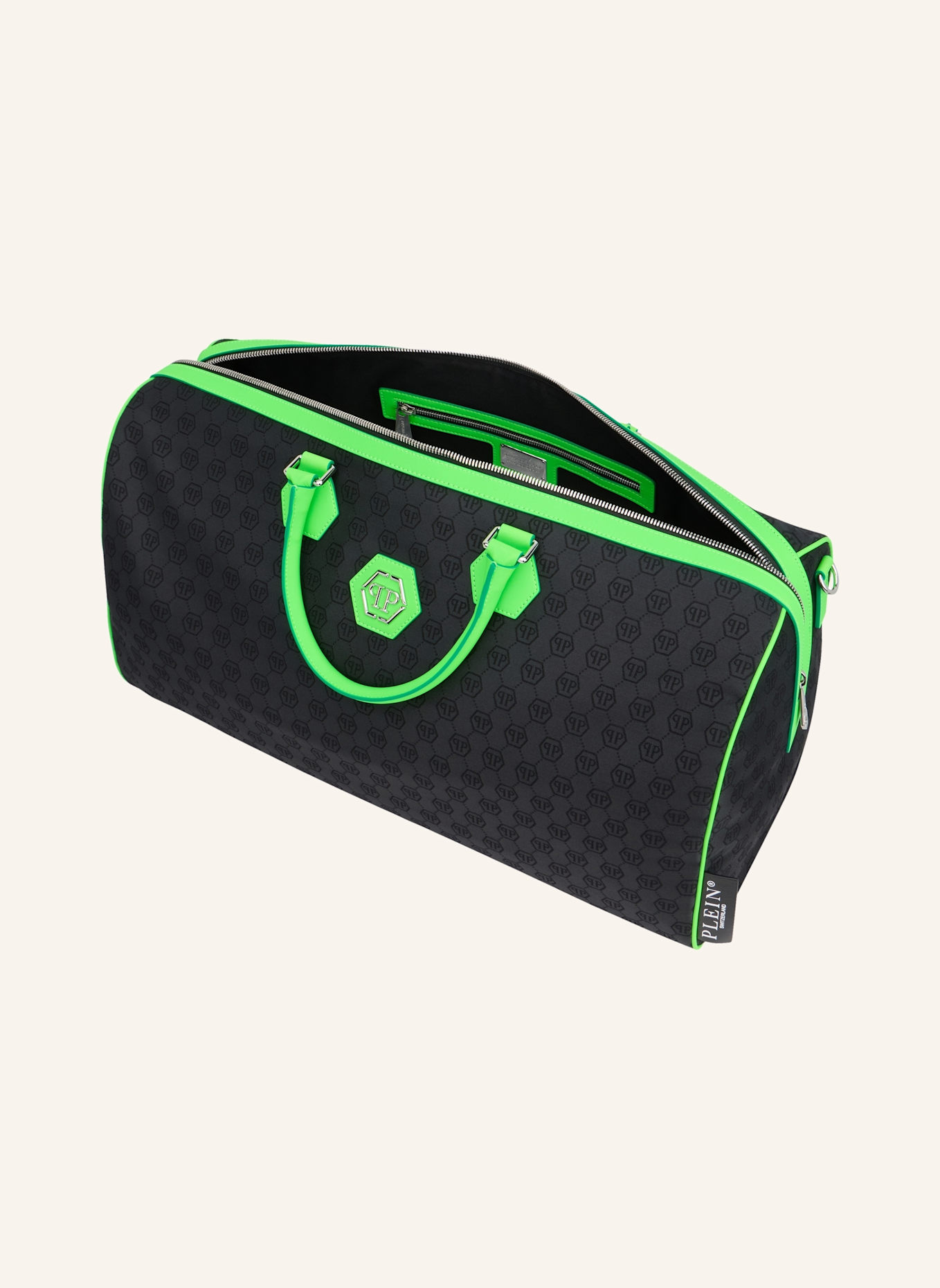 PHILIPP PLEIN PHILIPP PLEIN Weekend Bag Jacquard Monogram: SCHWARZ
