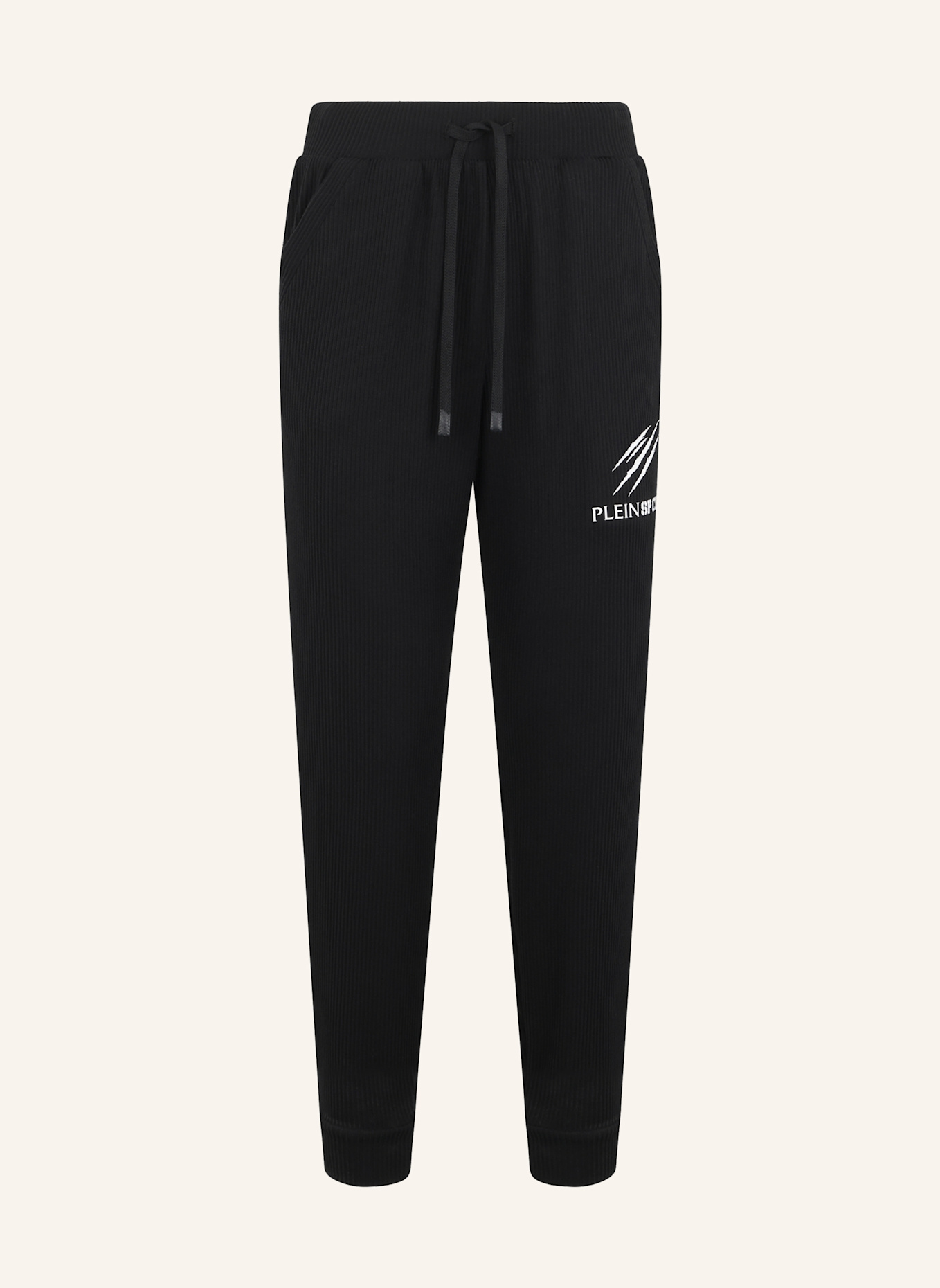 PLEIN SPORT PLEIN SPORT Ribbed Joggers Scratch: SCHWARZ