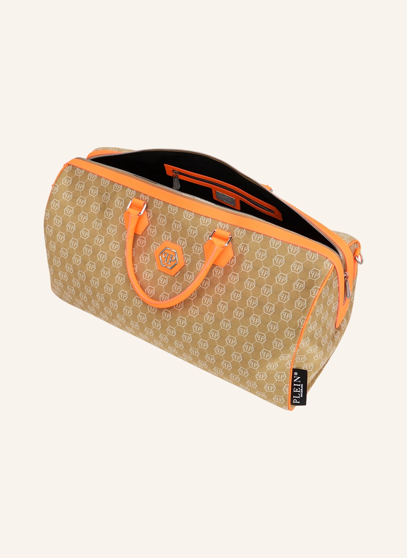 PHILIPP PLEIN PHILIPP PLEIN Weekend Bag Jacquard Monogram: BEIGE