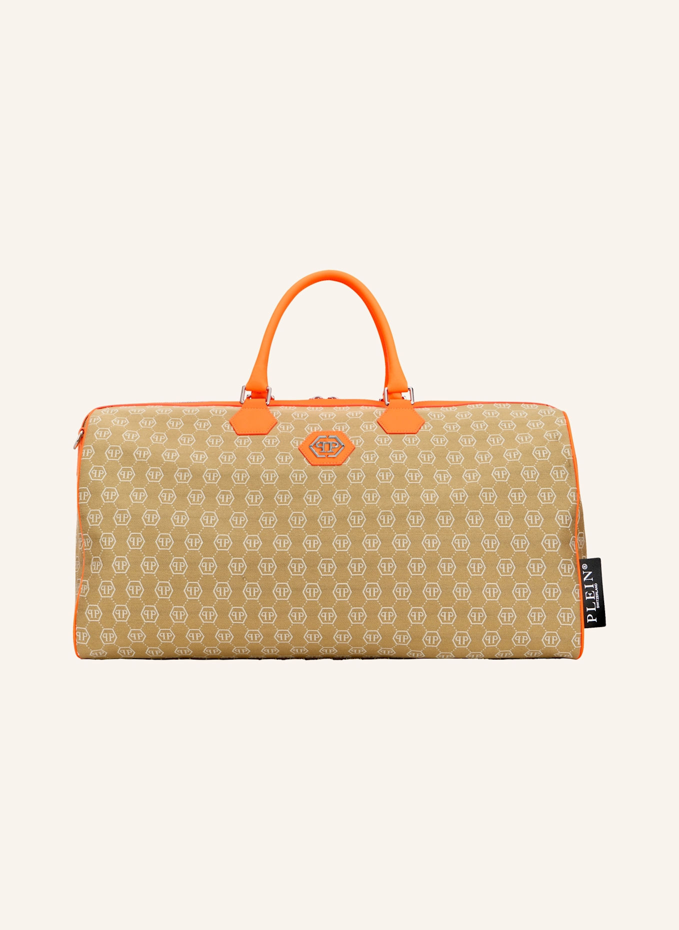 PHILIPP PLEIN PHILIPP PLEIN Weekend Bag Jacquard Monogram: BEIGE