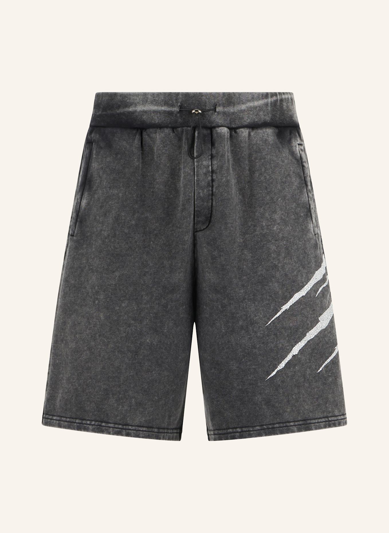 PLEIN SPORT PLEIN SPORT Washed Shorts Crackle Scratch: SCHWARZ