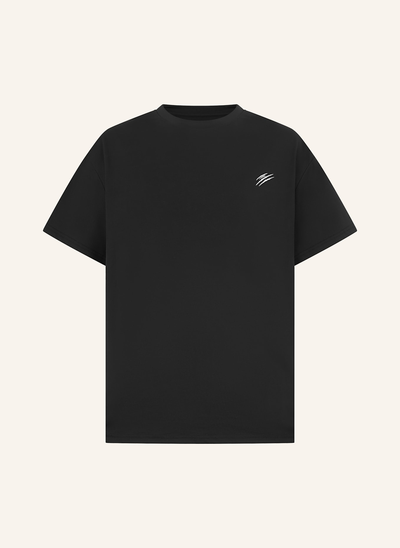 PLEIN SPORT PLEIN SPORT Round Neck T-Shirt Chrome Scratch: SCHWARZ