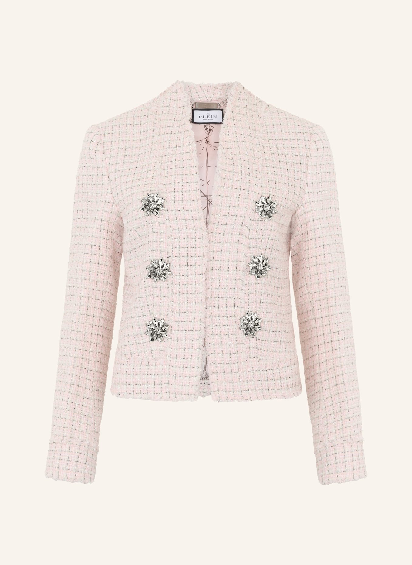 PHILIPP PLEIN PHILIPP PLEIN Tweed Jacket Crystals: ROSA