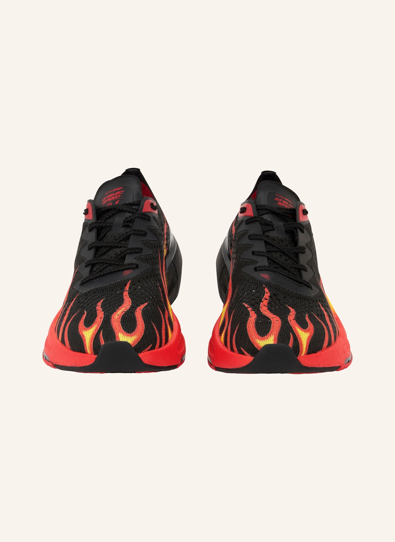 PLEIN SPORT Lo-Top Turnschuhe FLAME: SCHWARZ