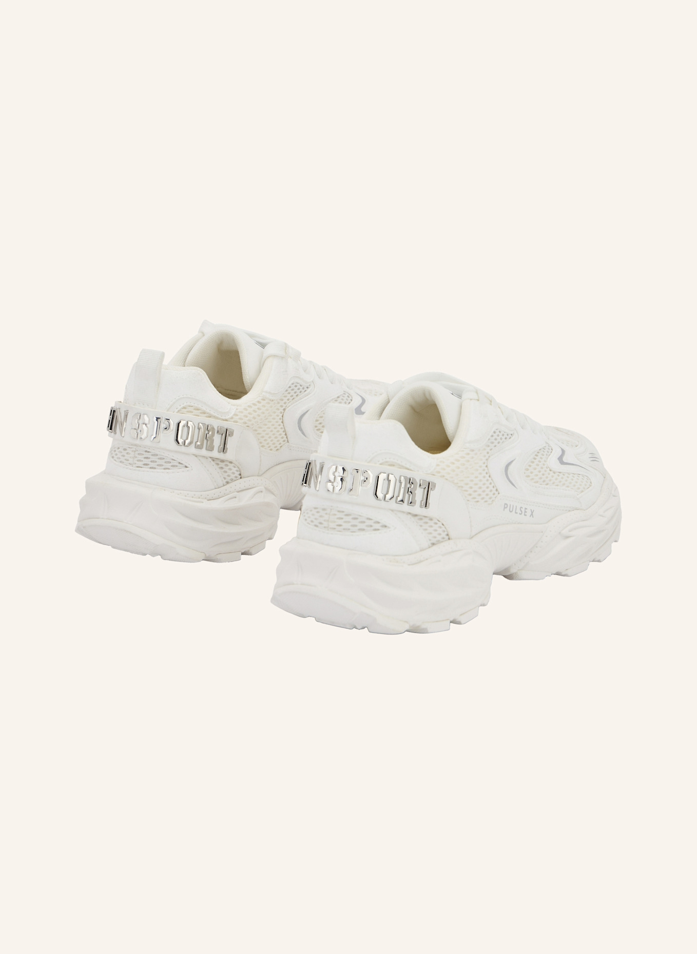 PLEIN SPORT Lo-Top Turnschuhe PULSE X: WEISS