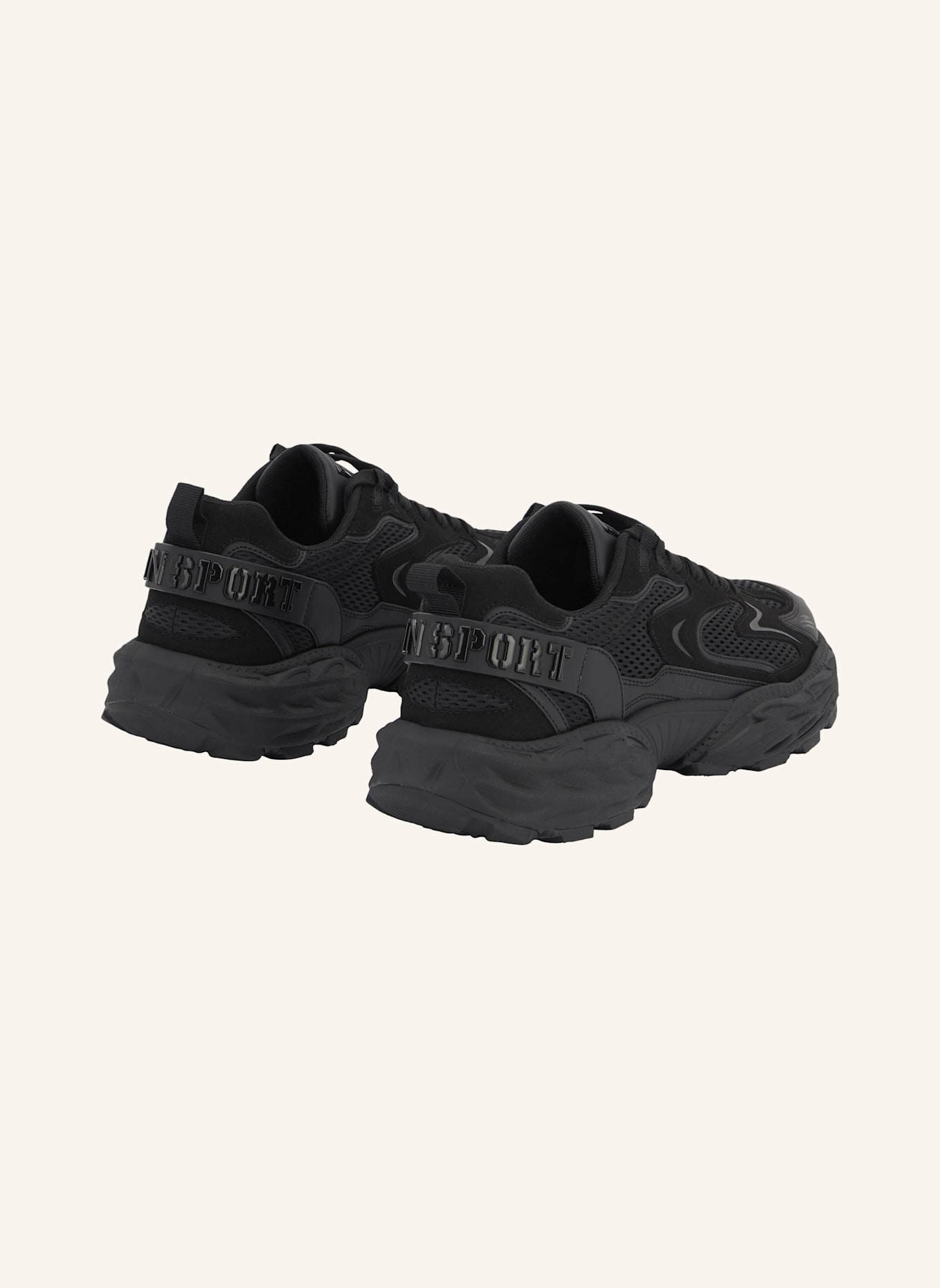 PLEIN SPORT Lo-Top Turnschuhe PULSE X: SCHWARZ