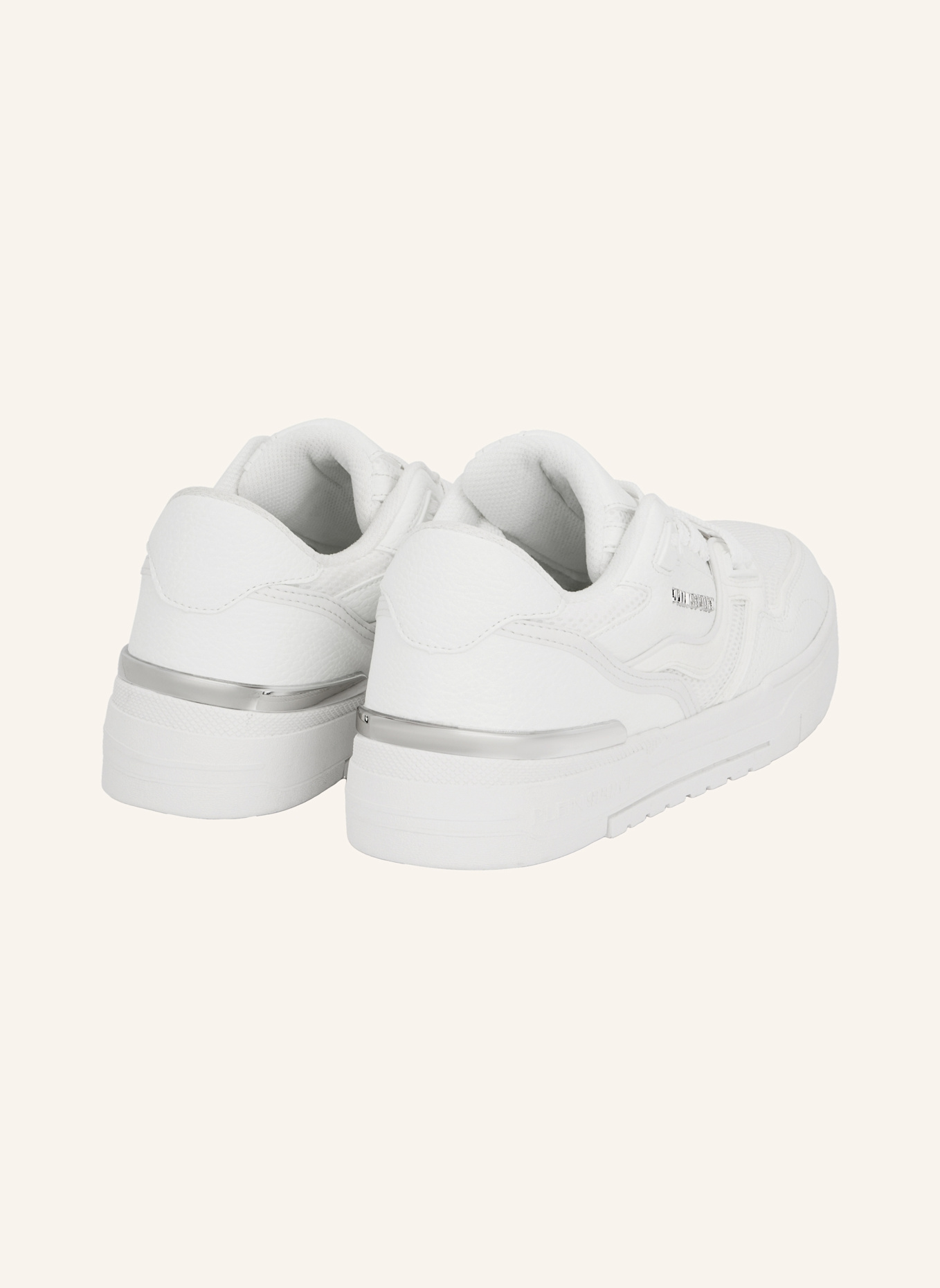PLEIN SPORT Lo-Top Turnschuhe APOLLO: WEISS