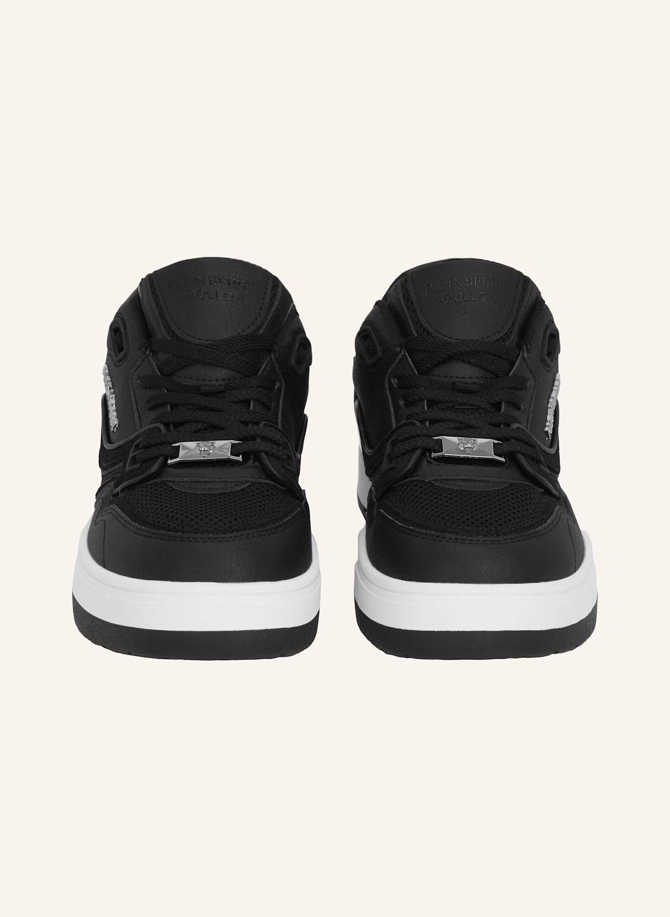 PLEIN SPORT Lo-Top Turnschuhe APOLLO: SCHWARZ