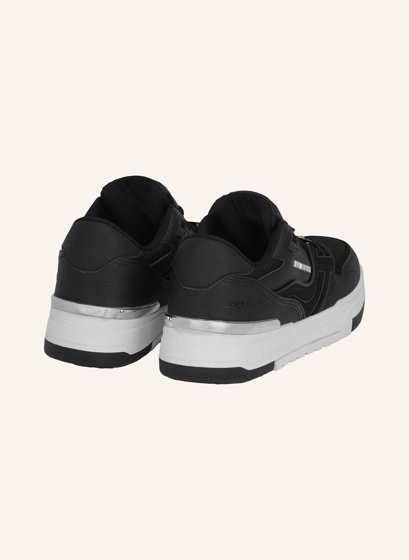 PLEIN SPORT Lo-Top Turnschuhe APOLLO: SCHWARZ