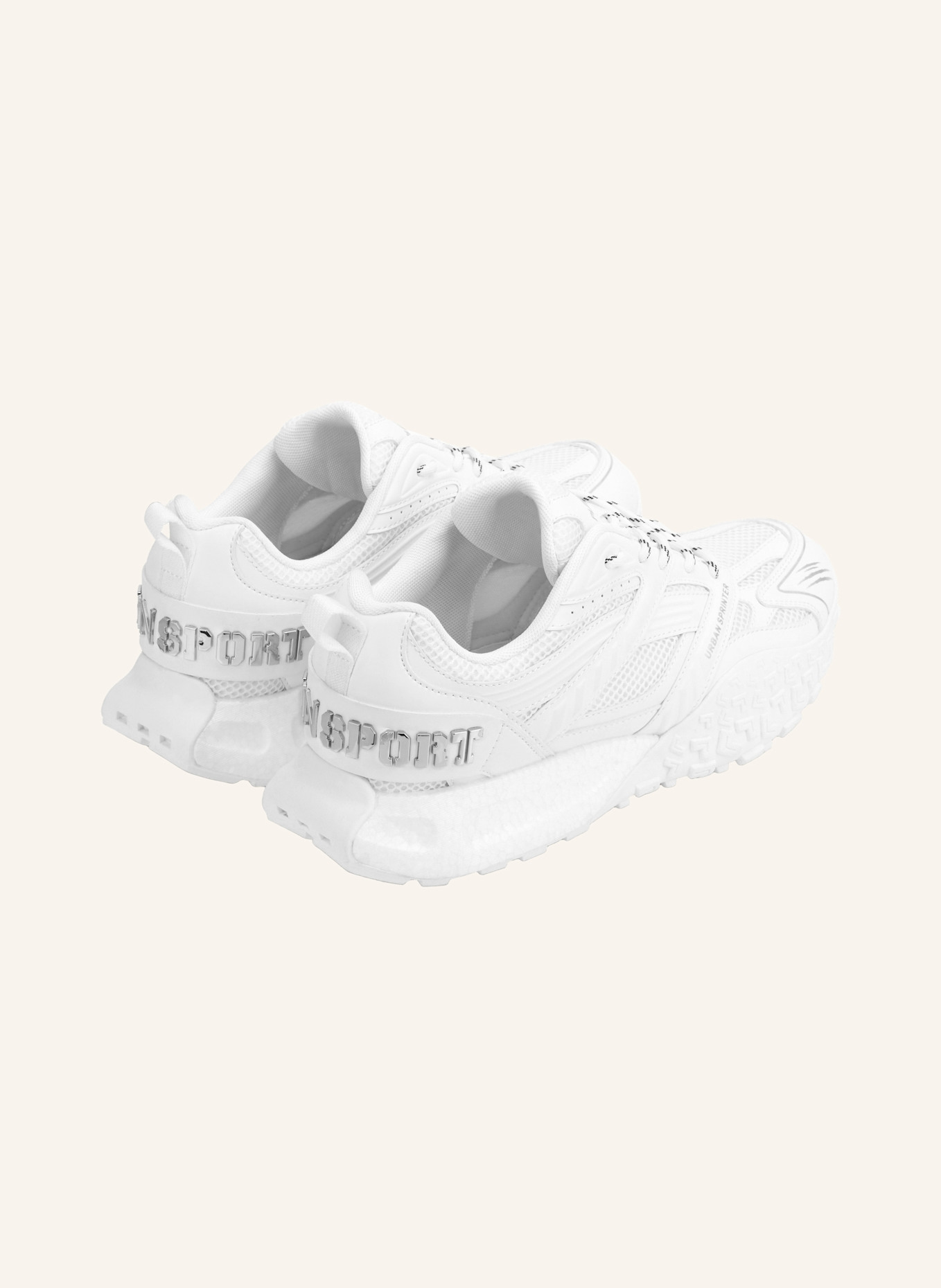 PLEIN SPORT Lo-Top Turnschuhe: WEISS