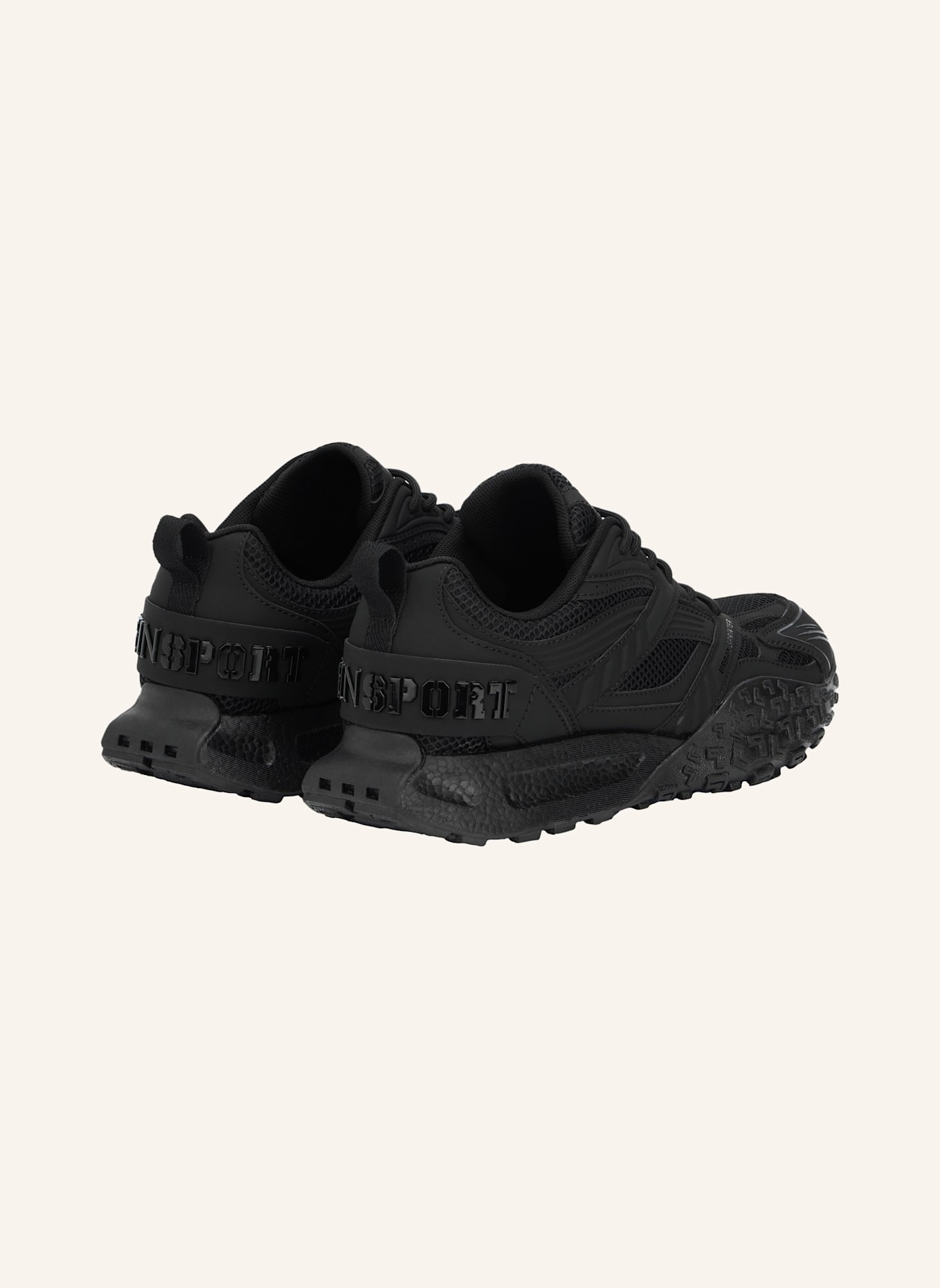 PLEIN SPORT Lo-Top Turnschuhe: SCHWARZ