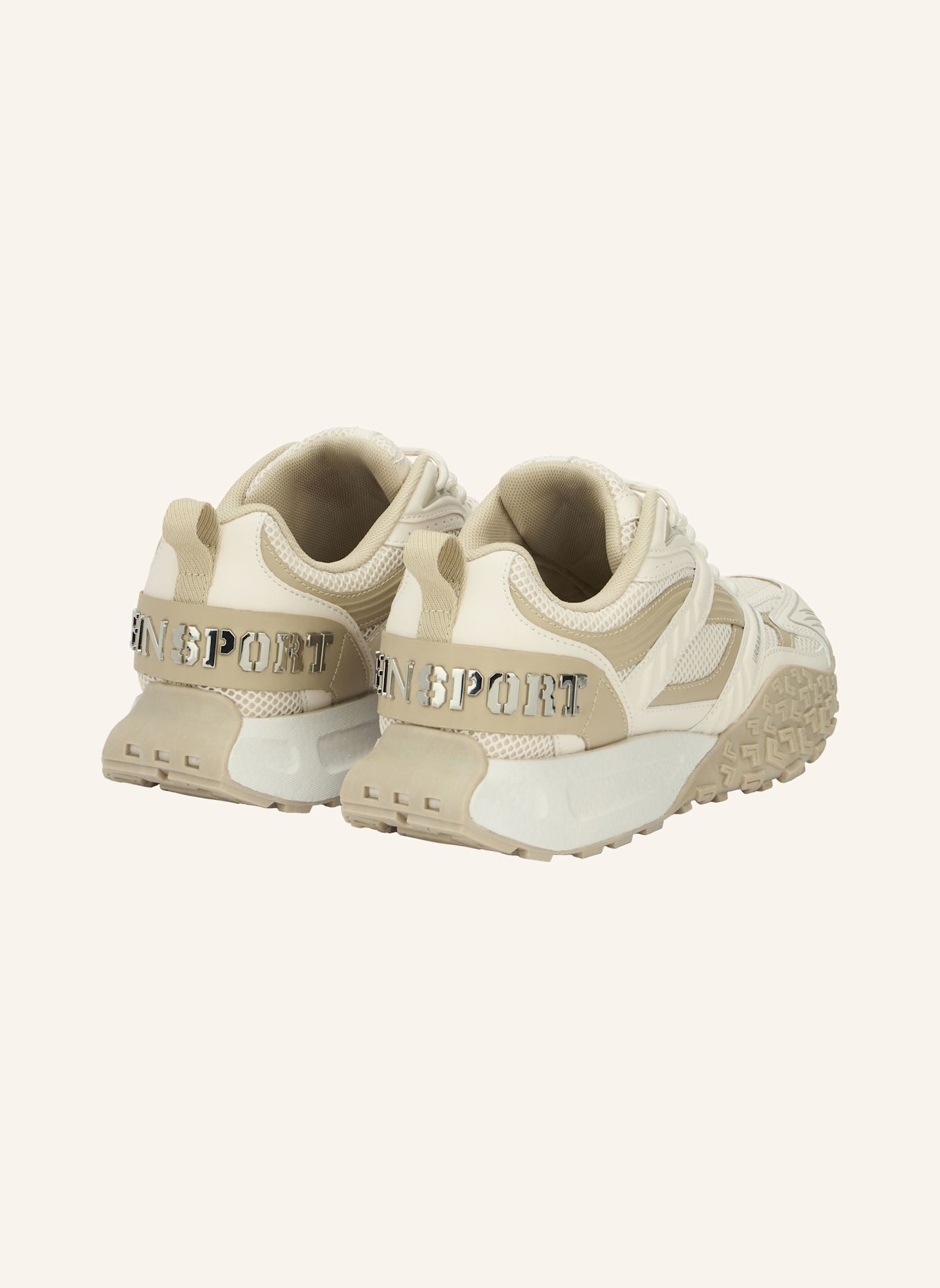PLEIN SPORT Lo-Top Turnschuhe: BEIGE