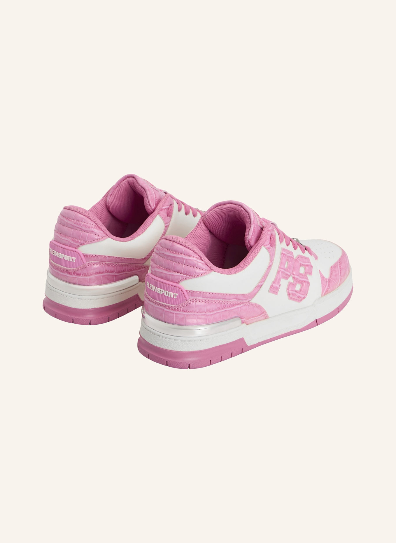 PLEIN SPORT Lo-Top Turnschuhe: WEISS