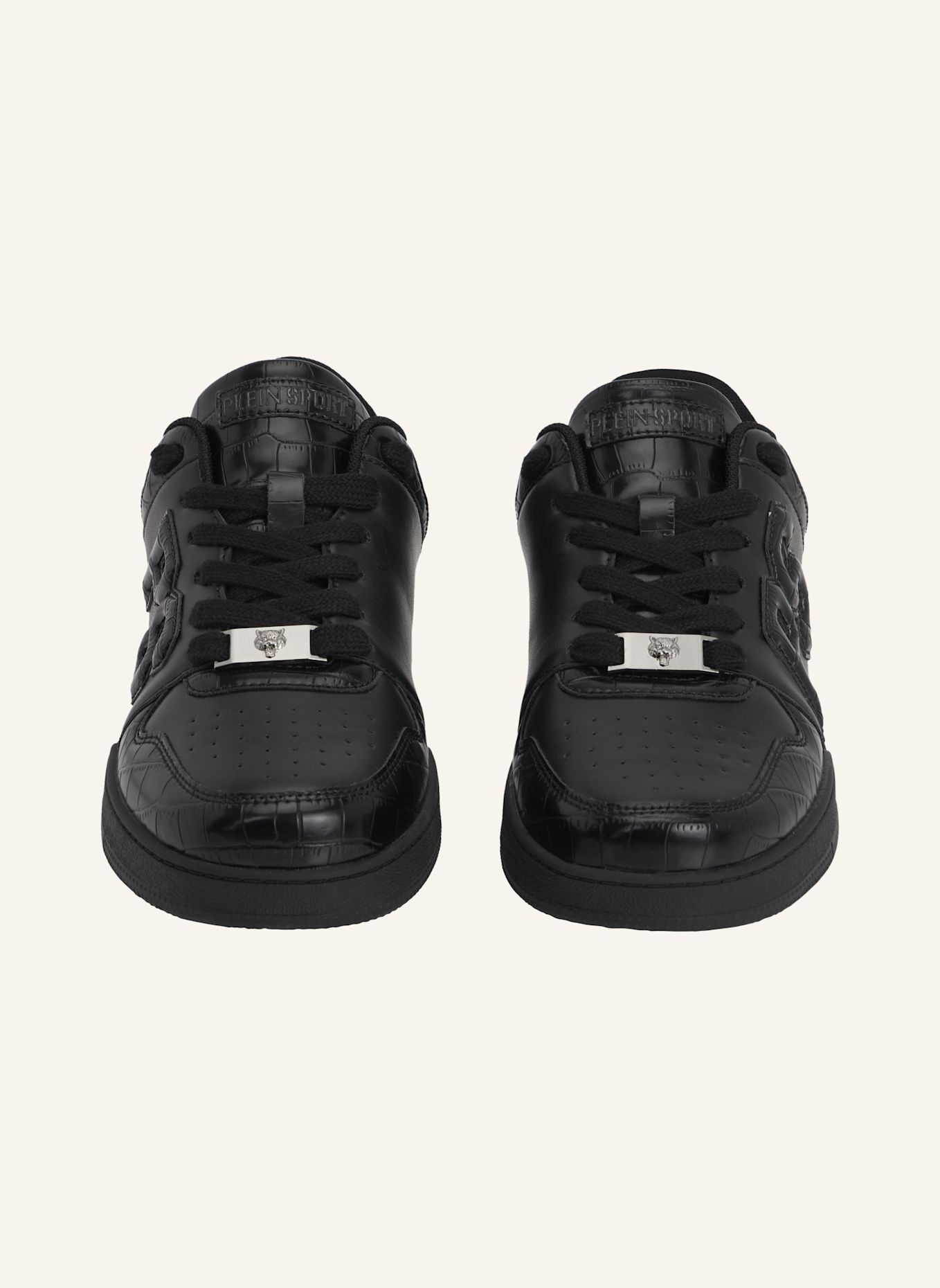 PLEIN SPORT Lo-Top Turnschuhe: SCHWARZ