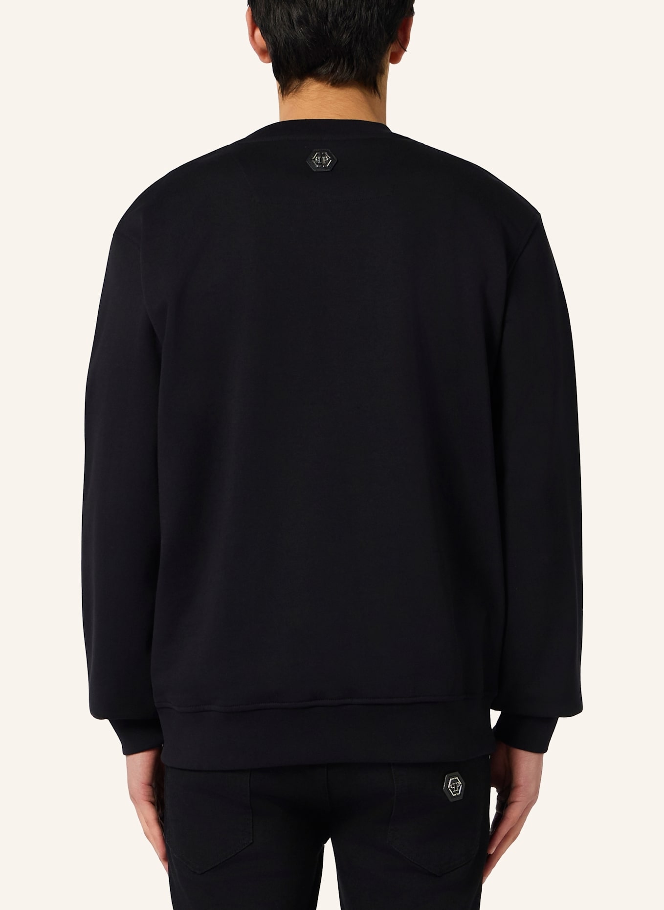 PHILIPP PLEIN PHILIPP PLEIN Round Neck Sweatshirt Teddy: SCHWARZ