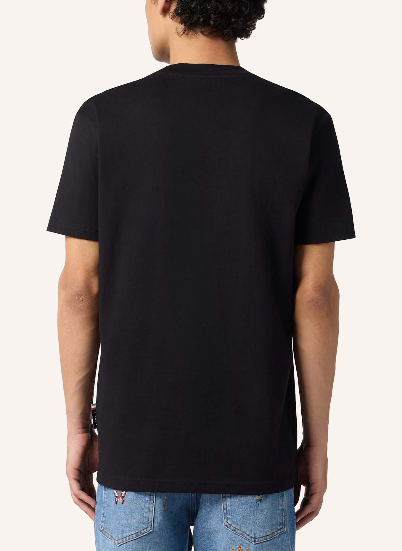 PHILIPP PLEIN PHILIPP PLEIN Round Neck T-Shirt Eagle Montecarlo: SCHWARZ