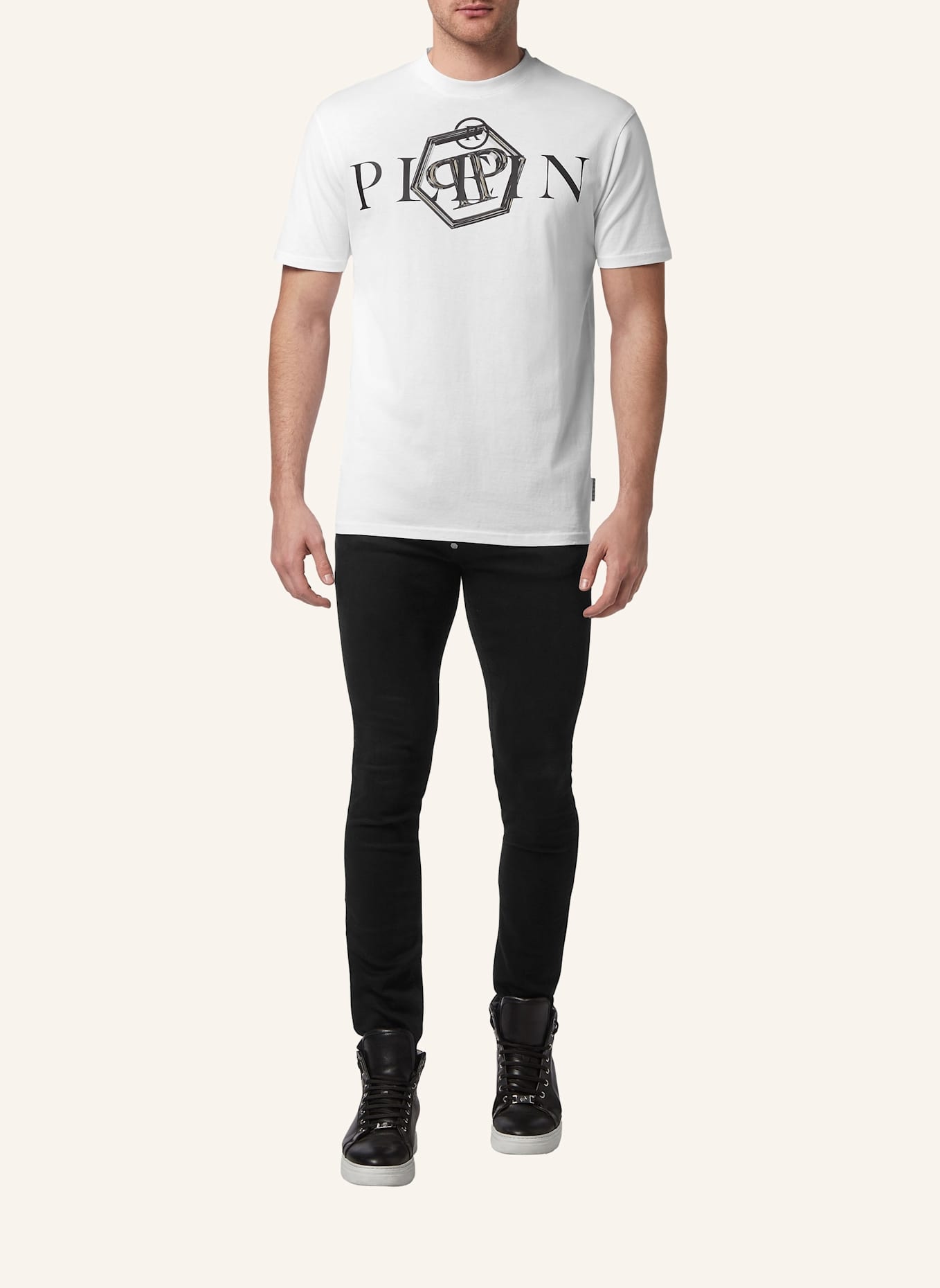 PHILIPP PLEIN PHILIPP PLEIN T-Shirt: WEISS