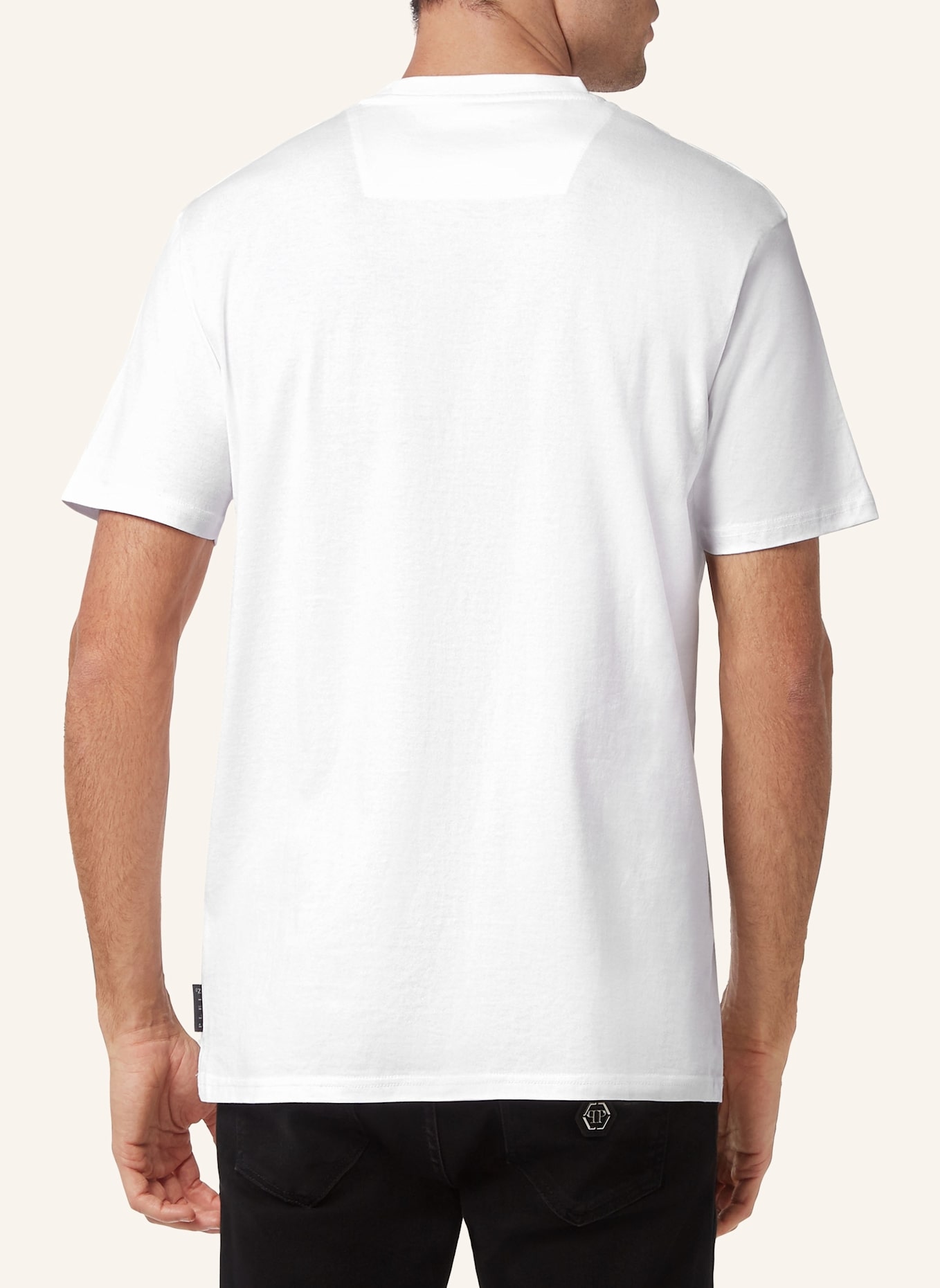 PHILIPP PLEIN T-Shirt SKULL: WEISS