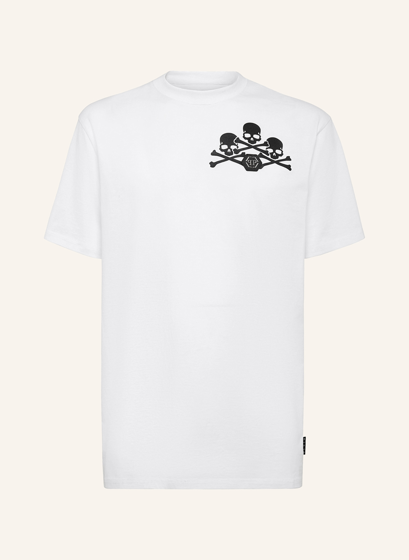 PHILIPP PLEIN T-Shirt SKULL: WEISS
