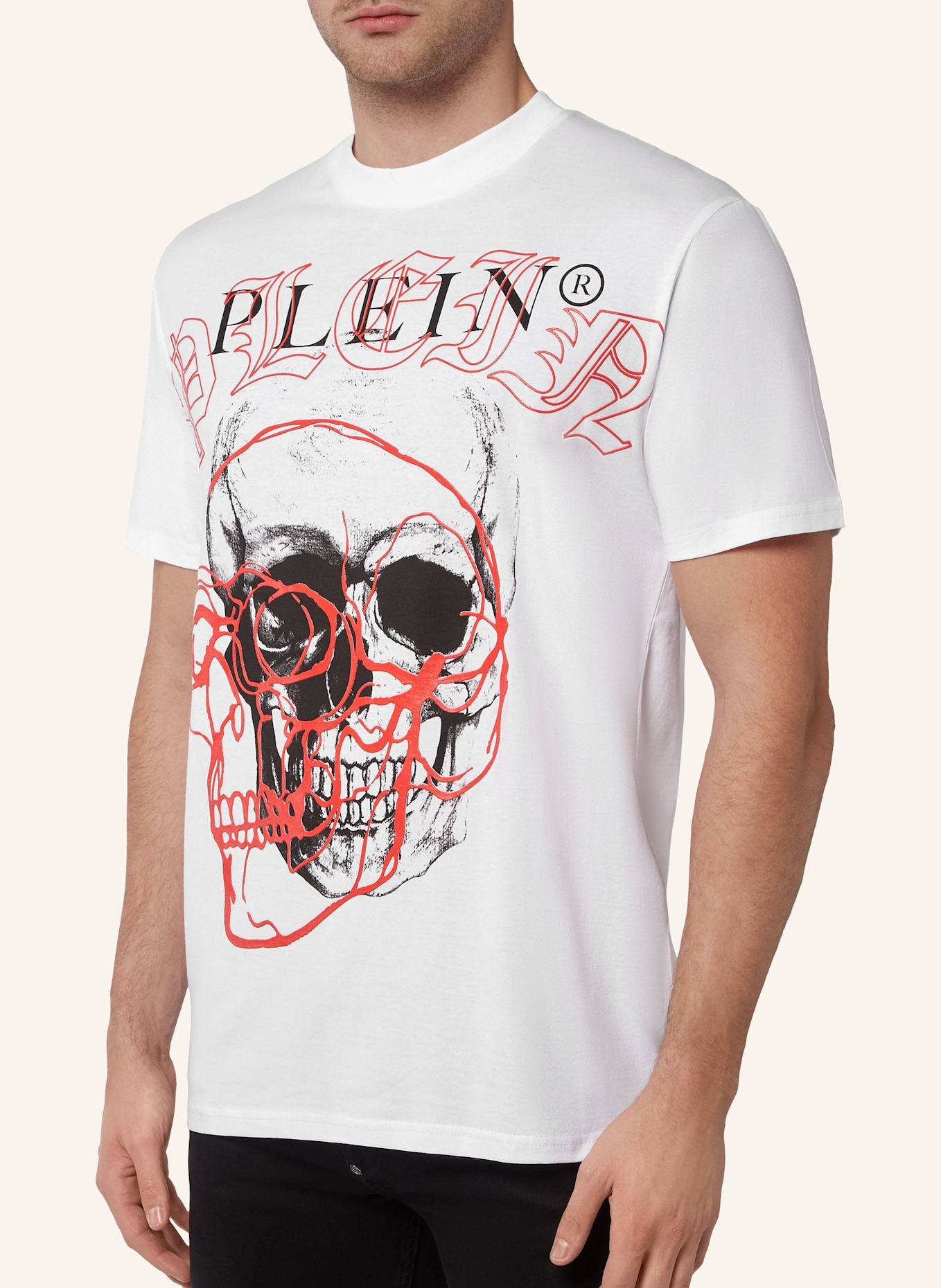 PHILIPP PLEIN T-Shirt: WEISS