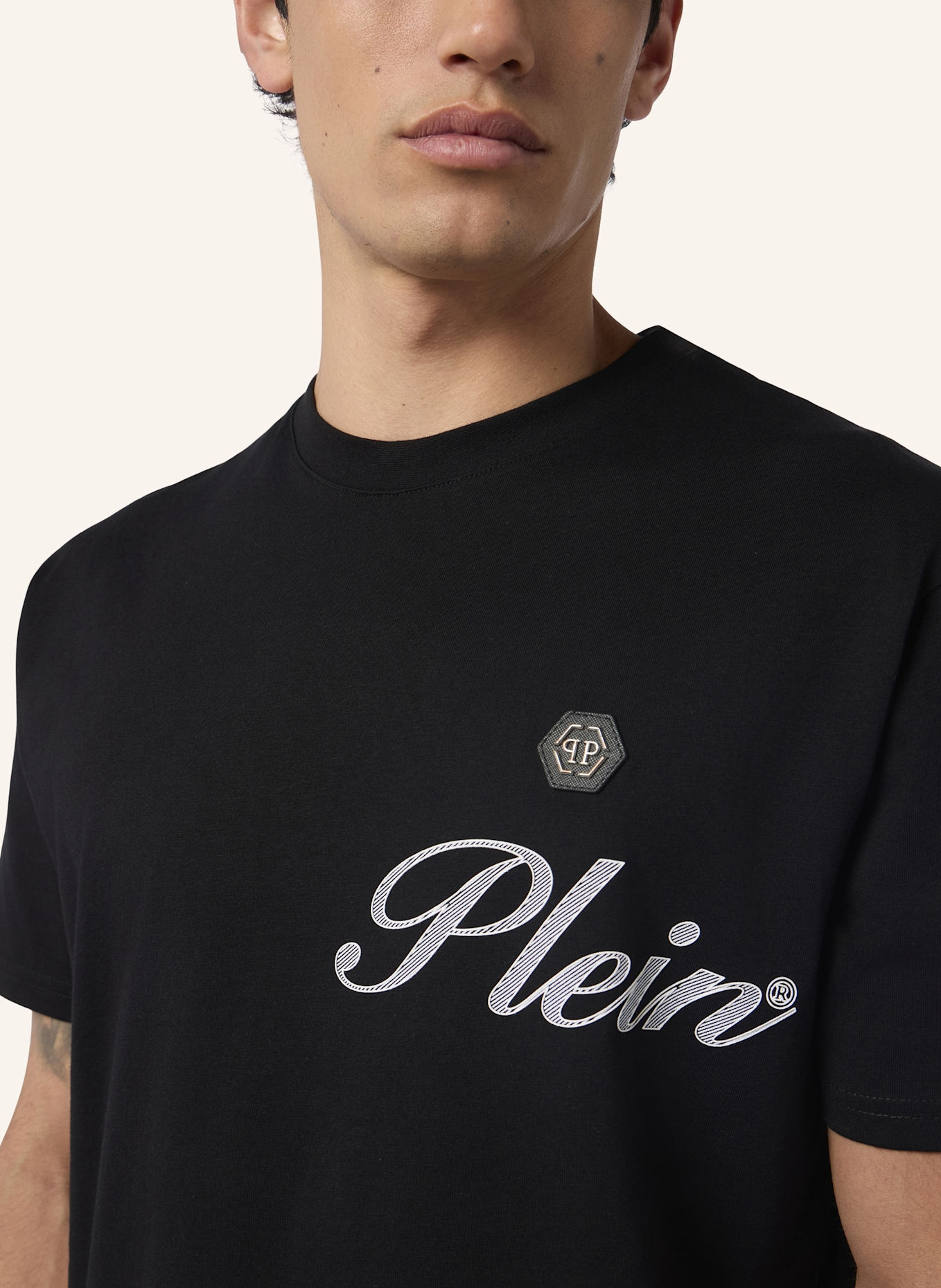 PHILIPP PLEIN PHILIPP PLEIN Round Neck T-Shirt Signature