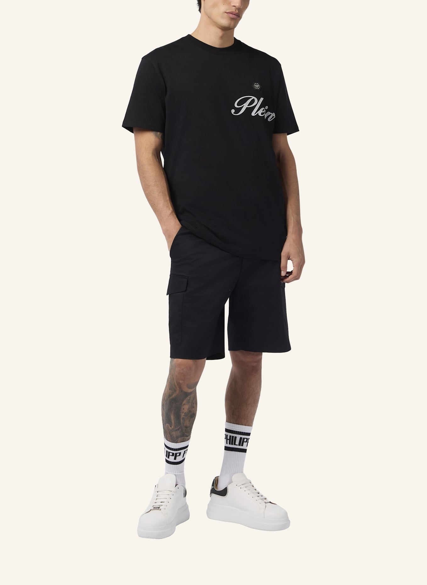 PHILIPP PLEIN PHILIPP PLEIN Round Neck T-Shirt Signature