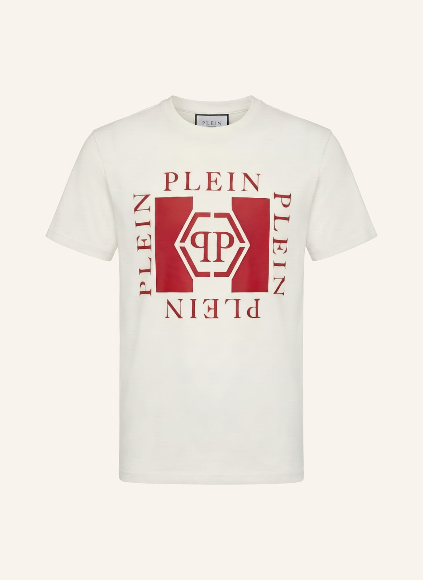 PHILIPP PLEIN T-Shirt Rundhalsausschnitt Ss: WEISS
