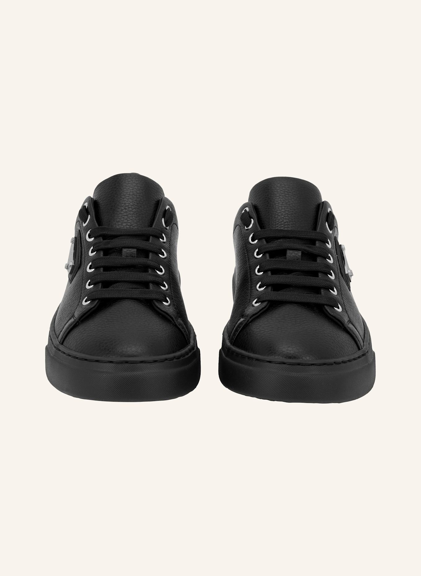 PHILIPP PLEIN Lo-Top Turnschuhe ICONIC PLEIN: SCHWARZ