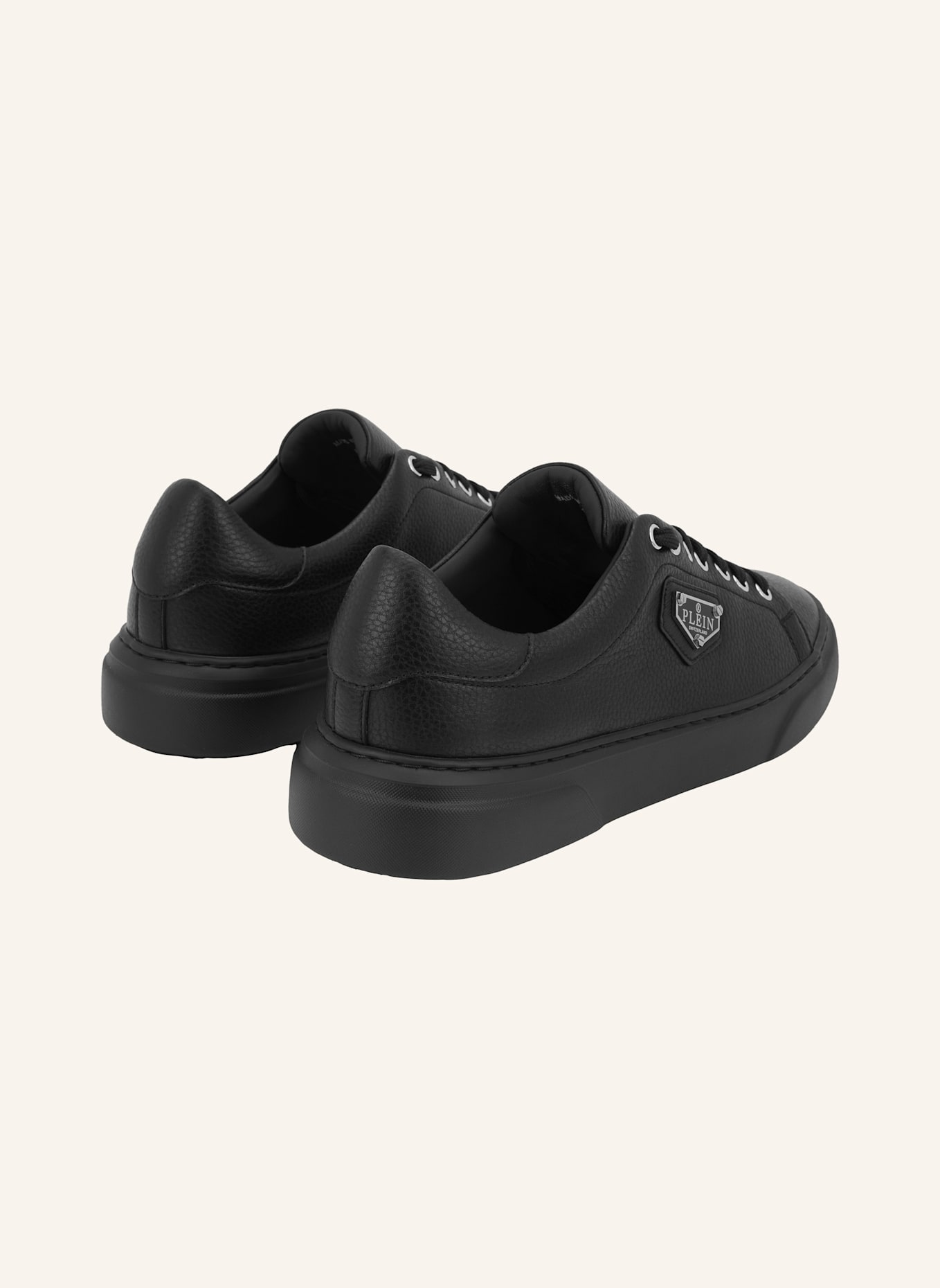 PHILIPP PLEIN Lo-Top Turnschuhe ICONIC PLEIN: SCHWARZ