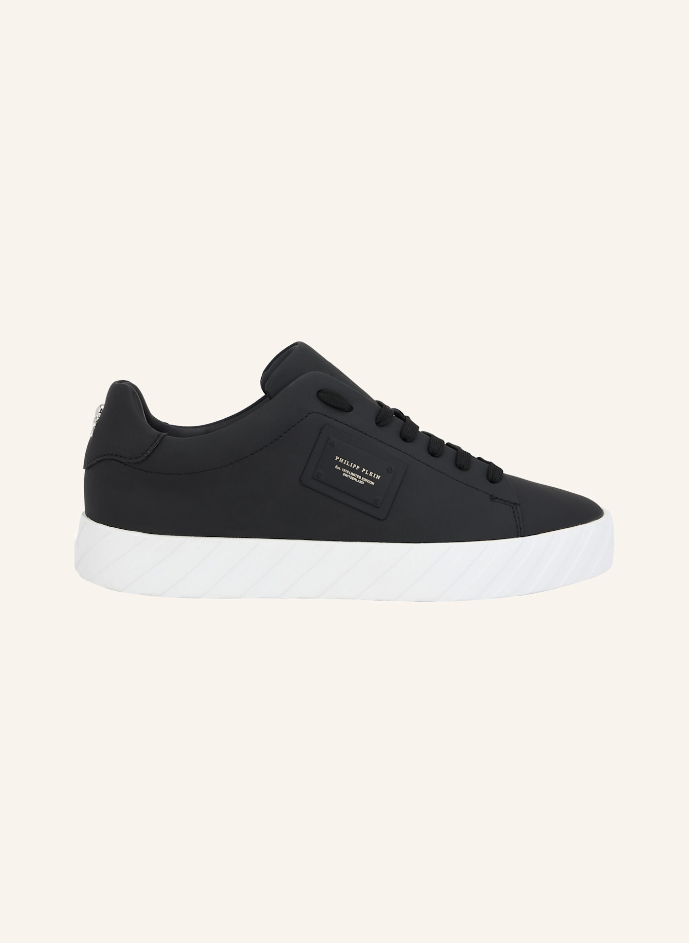 PHILIPP PLEIN Lo-Top Turnschuhe PLACCA: SCHWARZ