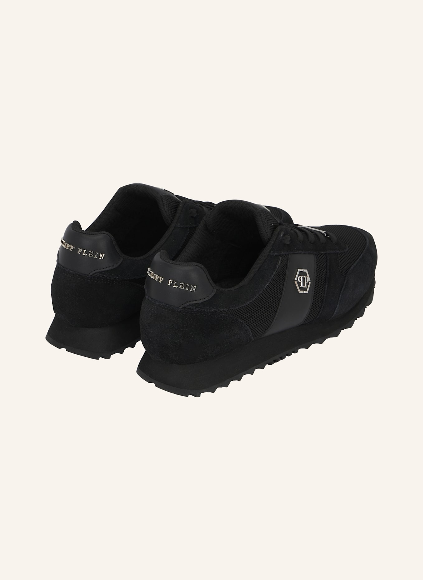 PHILIPP PLEIN Läufer HEXAGON: SCHWARZ