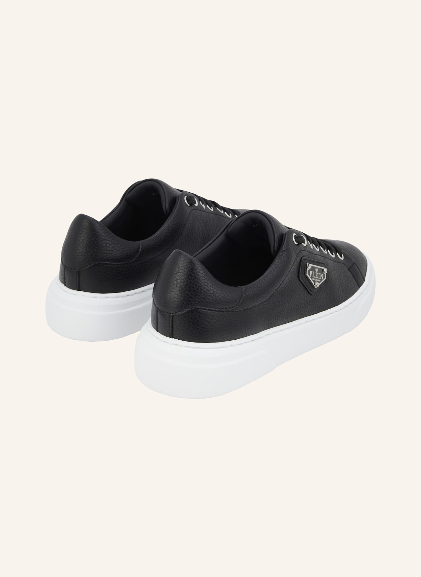 PHILIPP PLEIN Lo-Top Turnschuhe ICONIC PLEIN: SCHWARZ