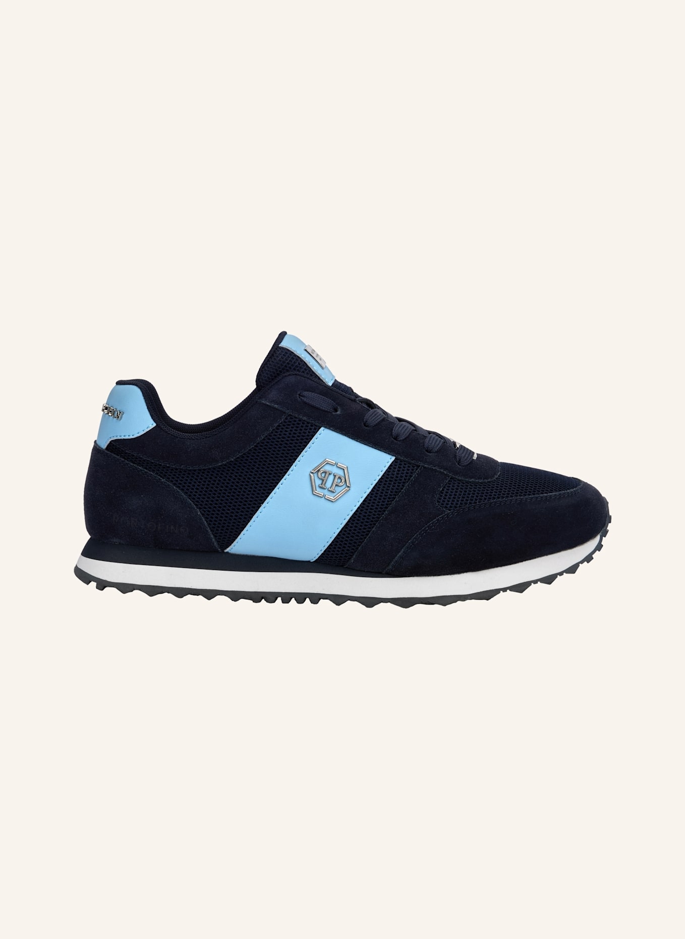 PHILIPP PLEIN Läufer HEXAGON: BLAU