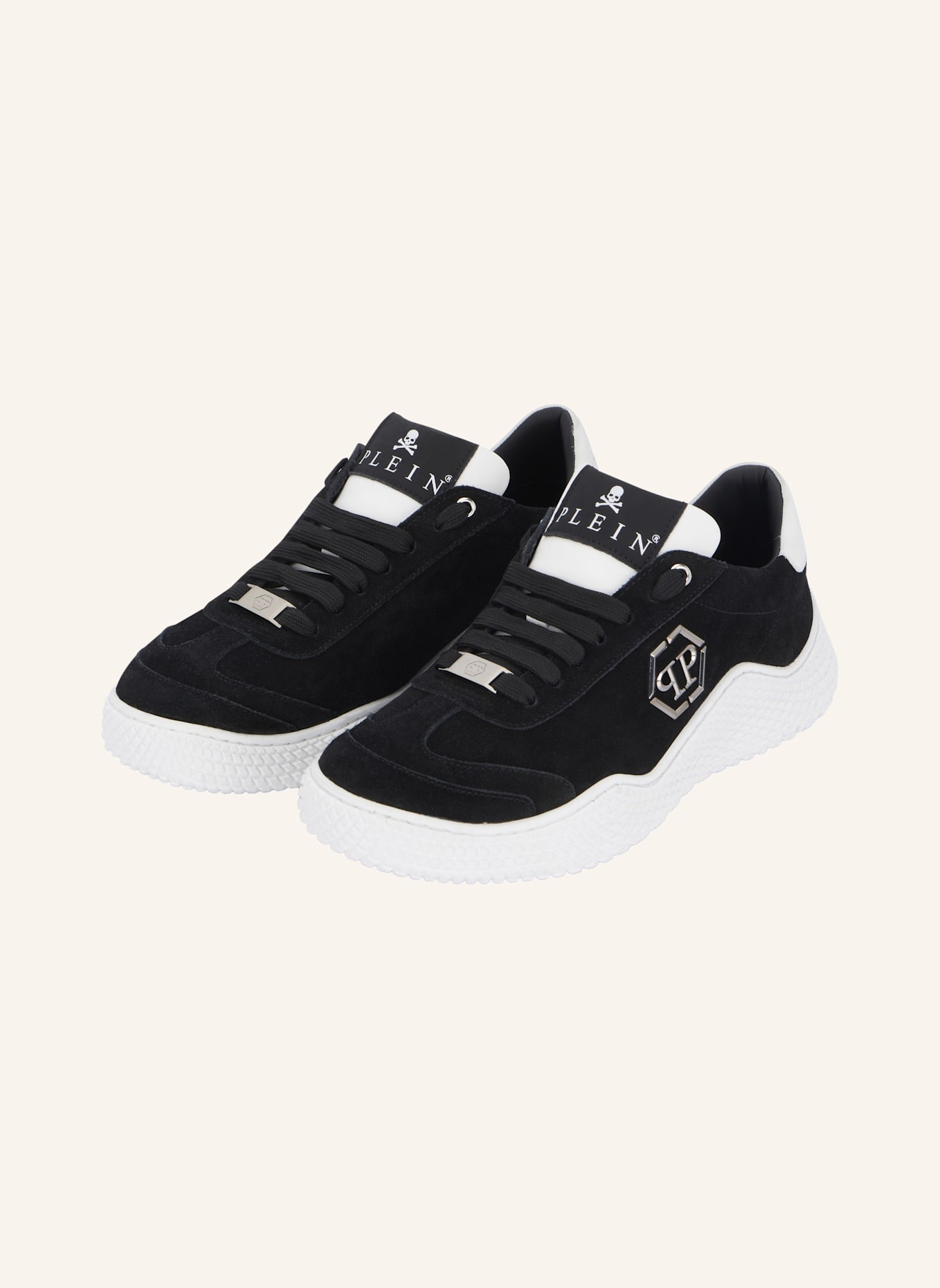 PHILIPP PLEIN Läufer HEXAGON: SCHWARZ
