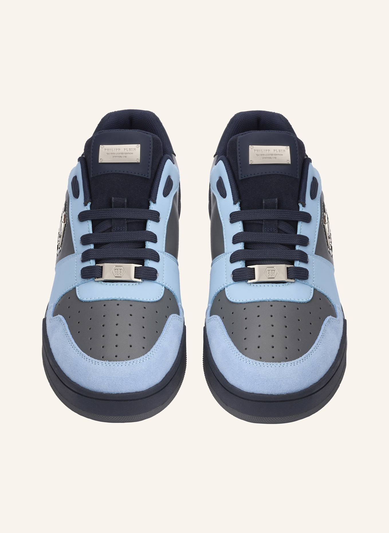 PHILIPP PLEIN Lo-Top Turnschuhe P-FORCE 78: BLAU