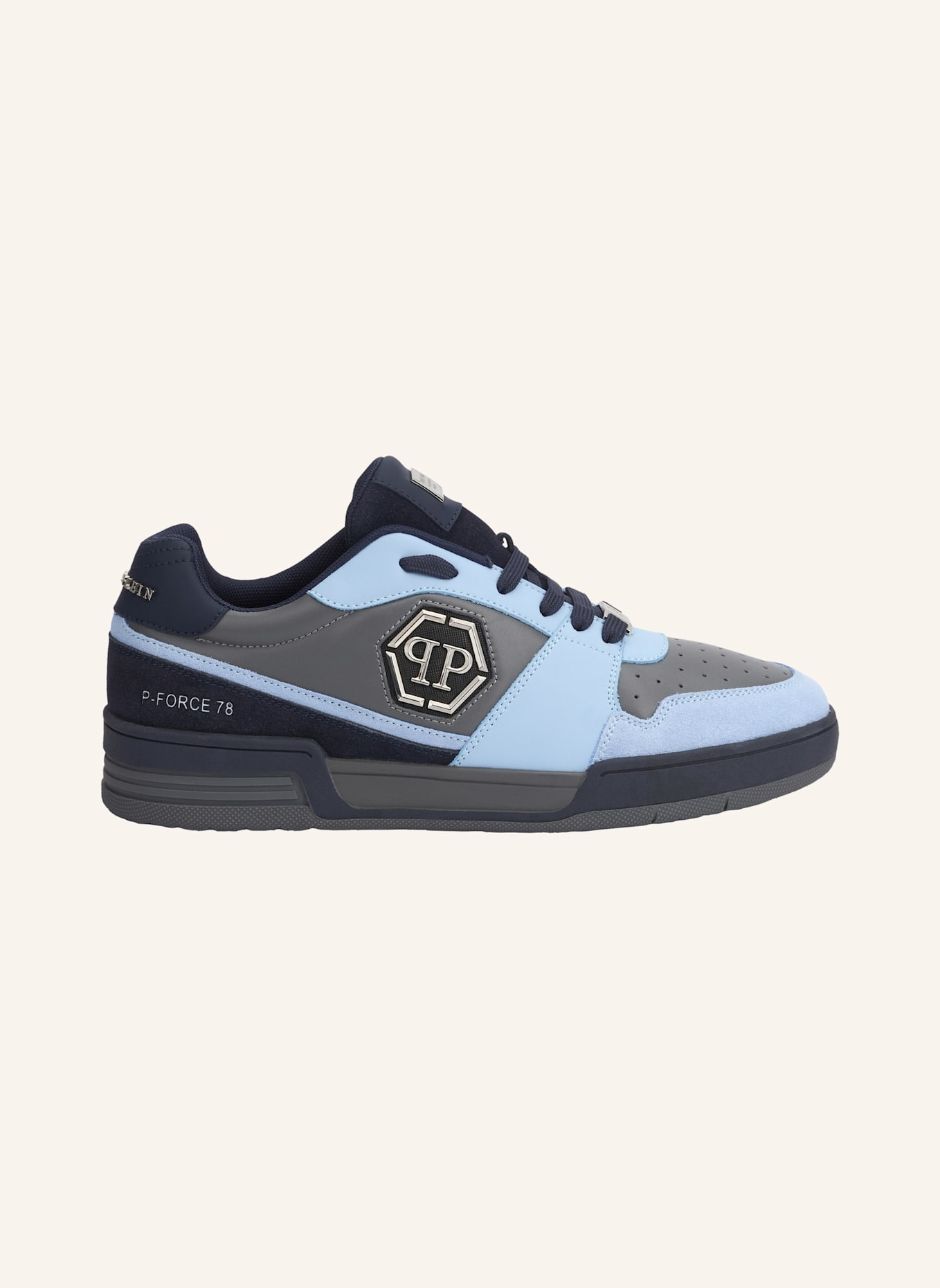 PHILIPP PLEIN Lo-Top Turnschuhe P-FORCE 78: BLAU