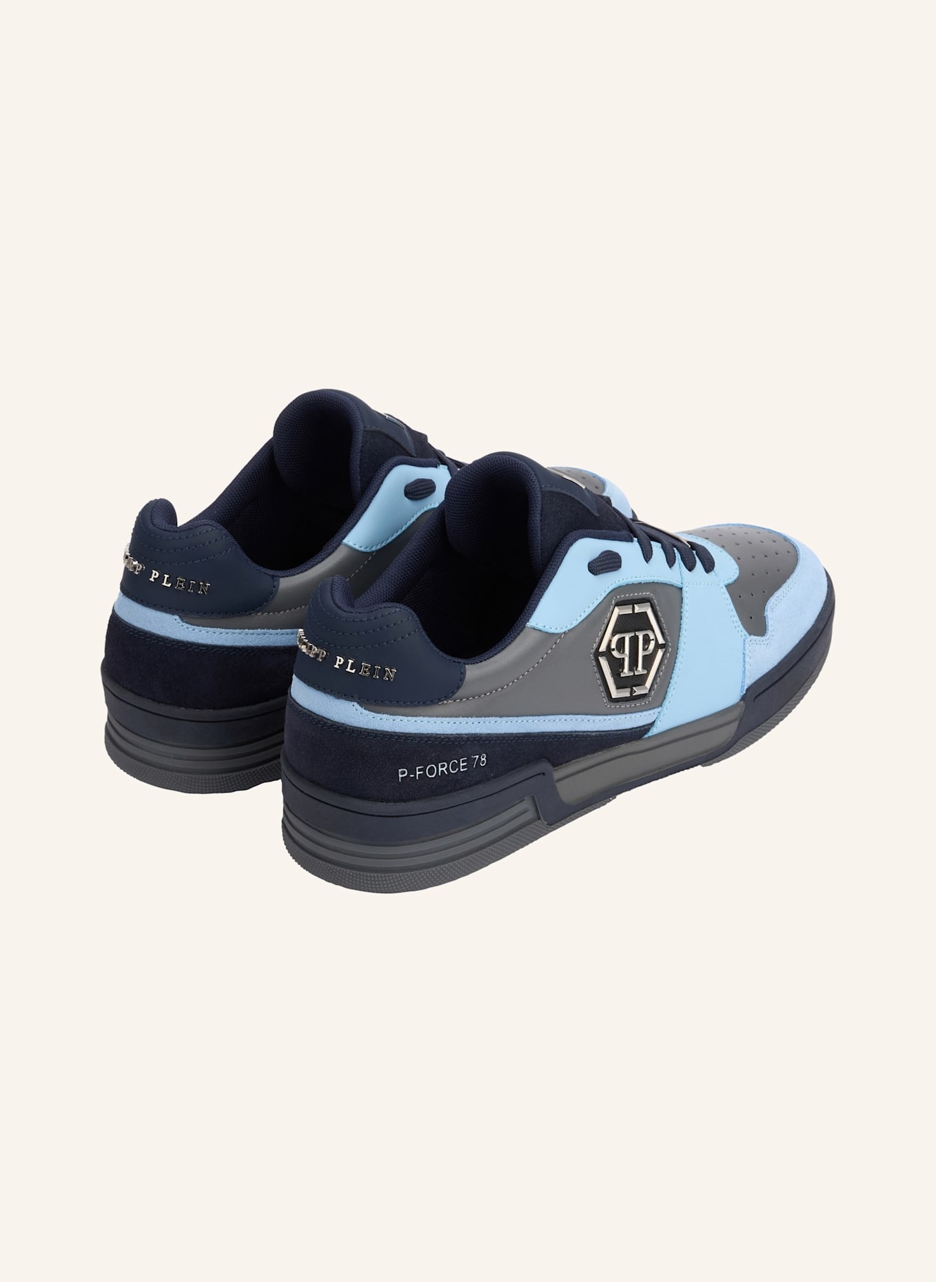 PHILIPP PLEIN Lo-Top Turnschuhe P-FORCE 78: BLAU