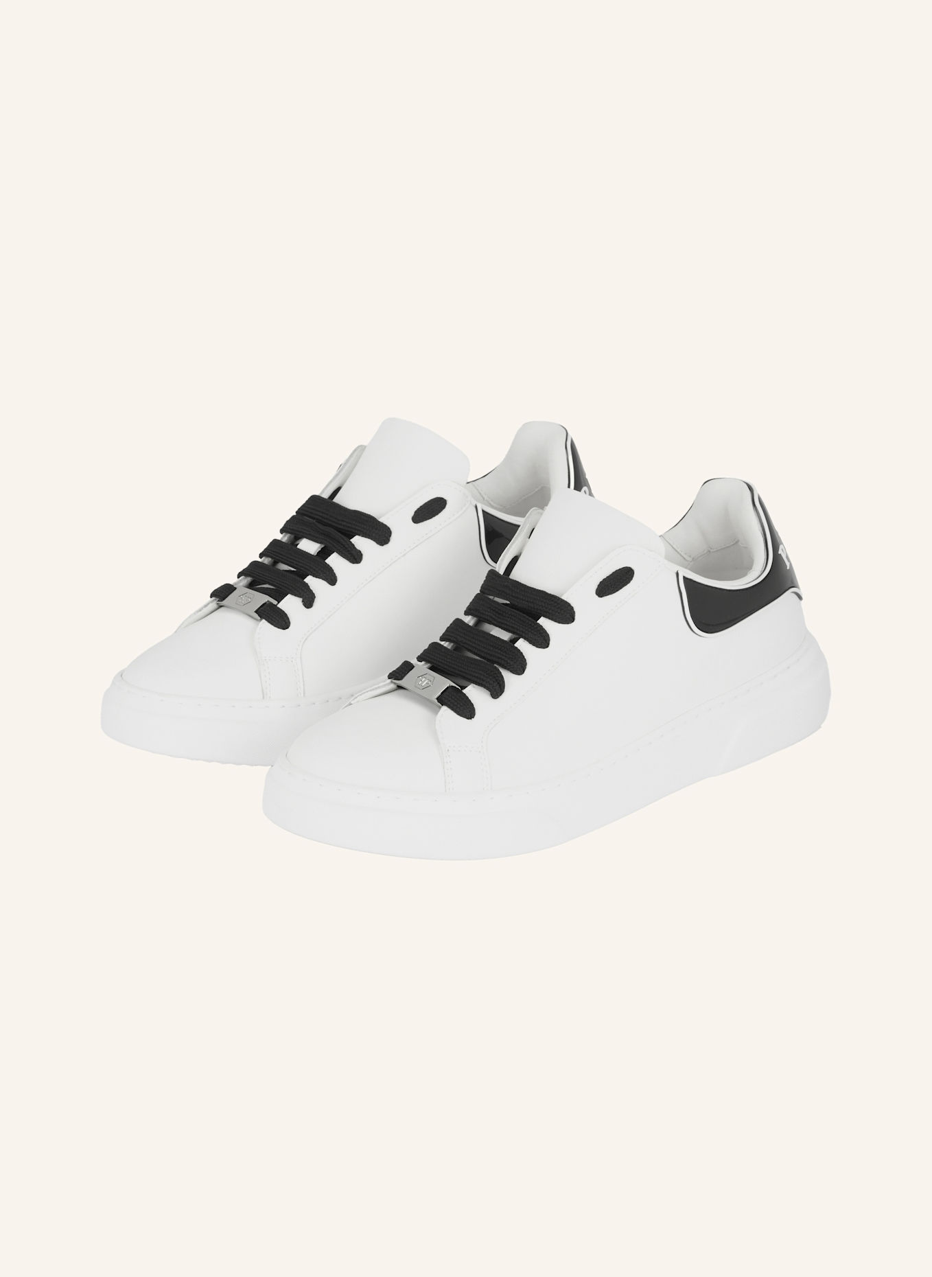 PHILIPP PLEIN Lo-Top Turnschuhe BIG BANG: WEISS