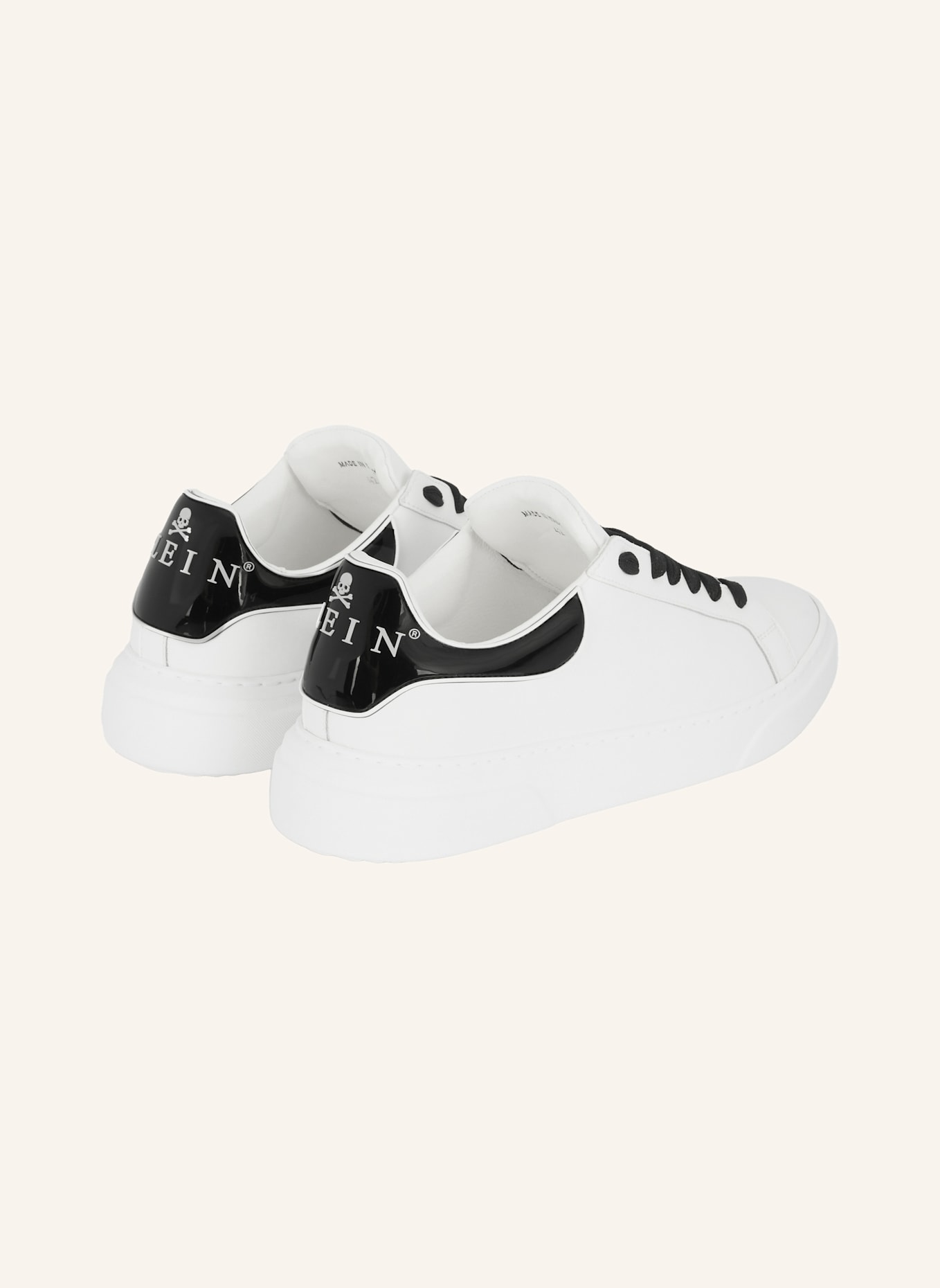 PHILIPP PLEIN Lo-Top Turnschuhe BIG BANG: WEISS
