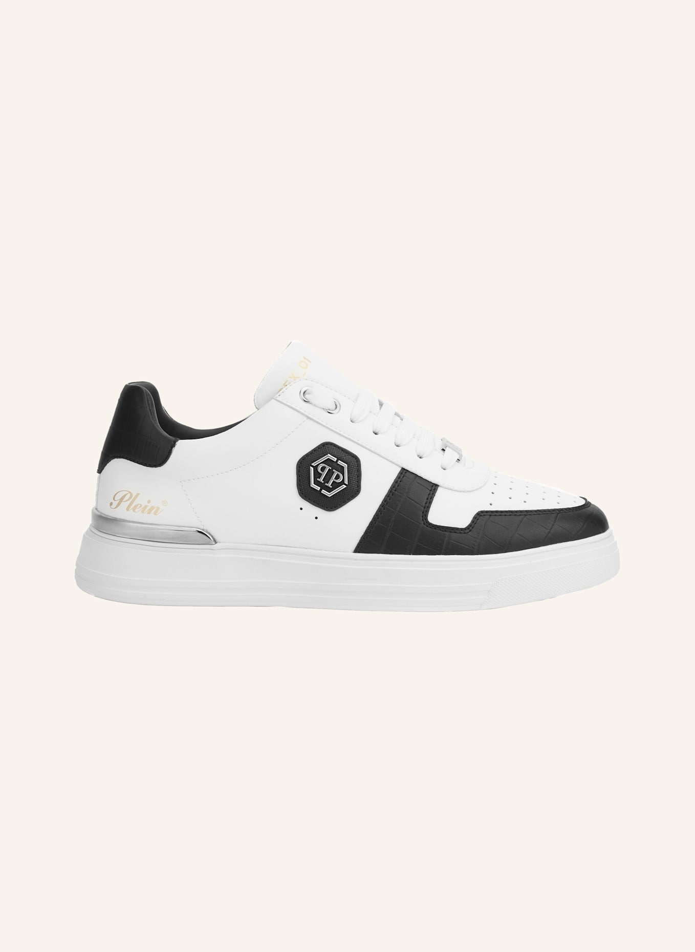 PHILIPP PLEIN Lo-Top Turnschuhe: WEISS