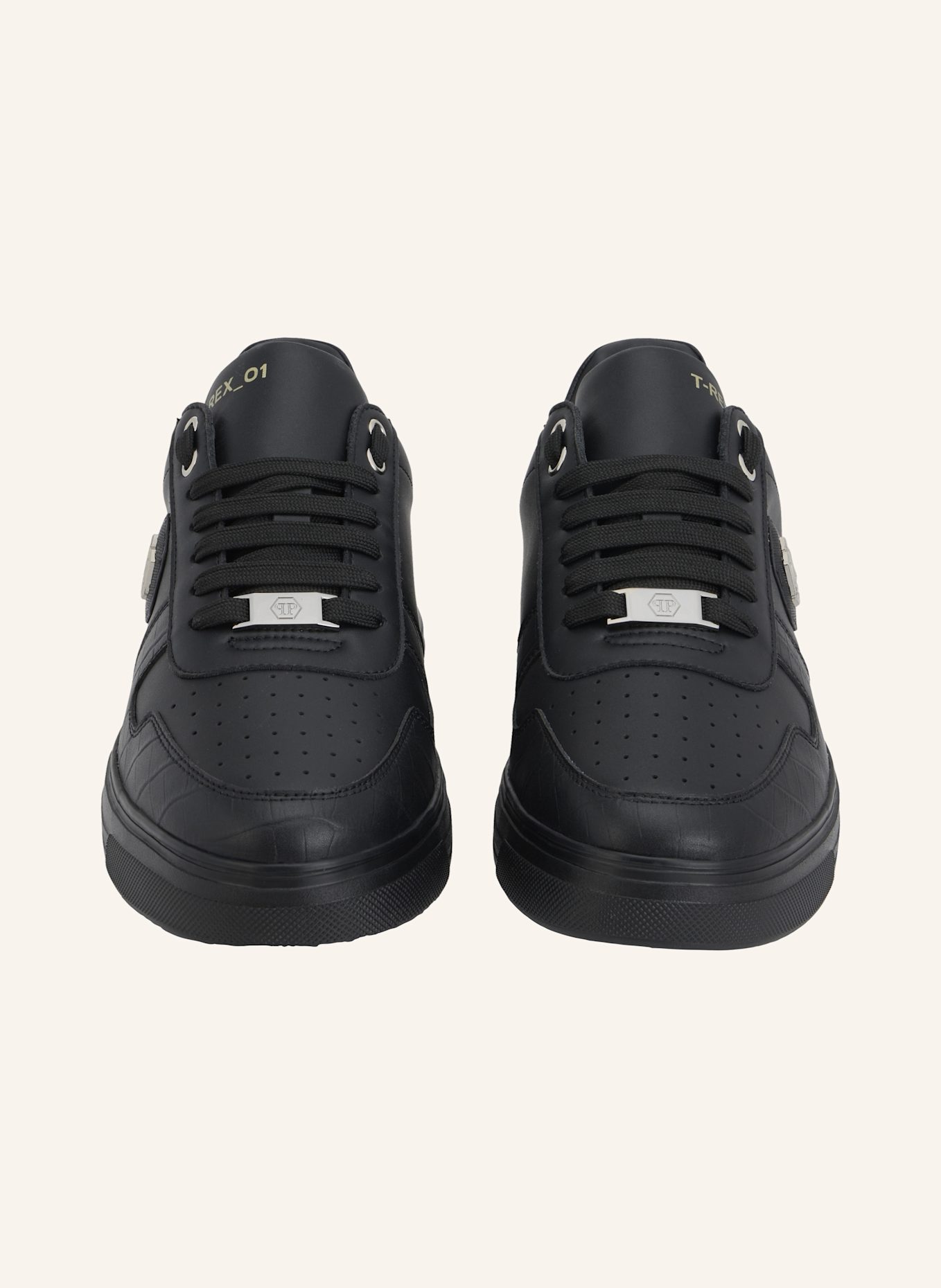 PHILIPP PLEIN Lo-Top Turnschuhe: SCHWARZ