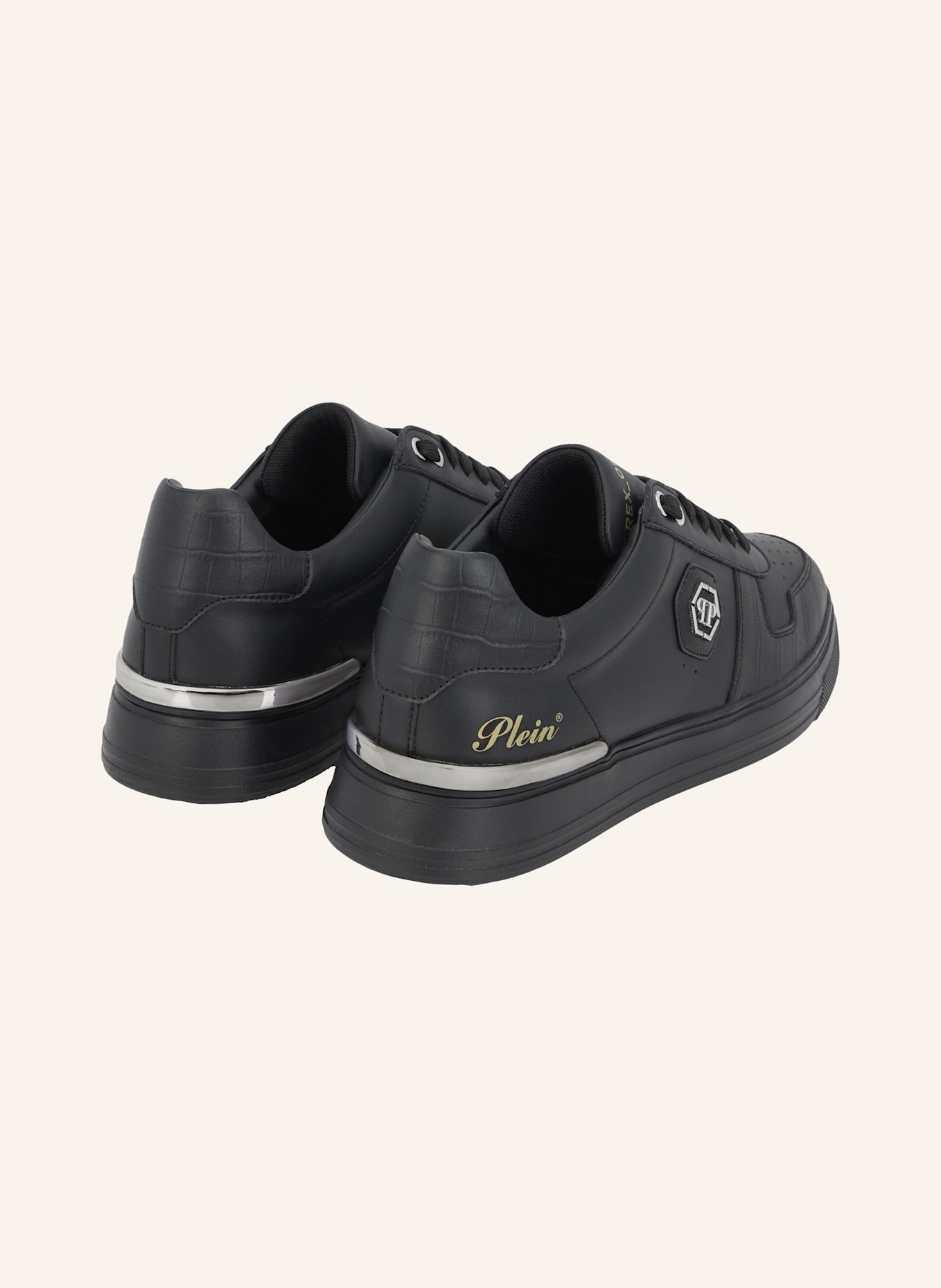PHILIPP PLEIN Lo-Top Turnschuhe: SCHWARZ