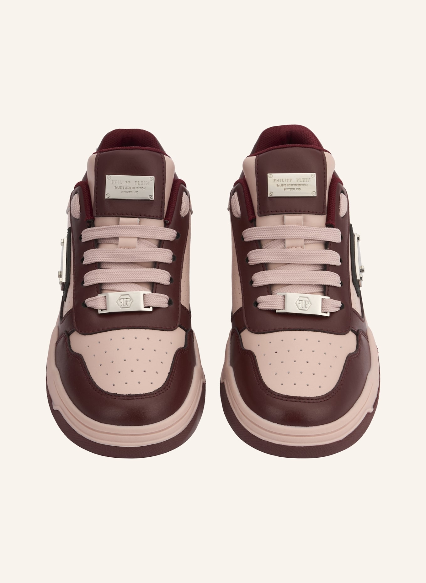 PHILIPP PLEIN Lo-Top Turnschuhe STREET: PINK
