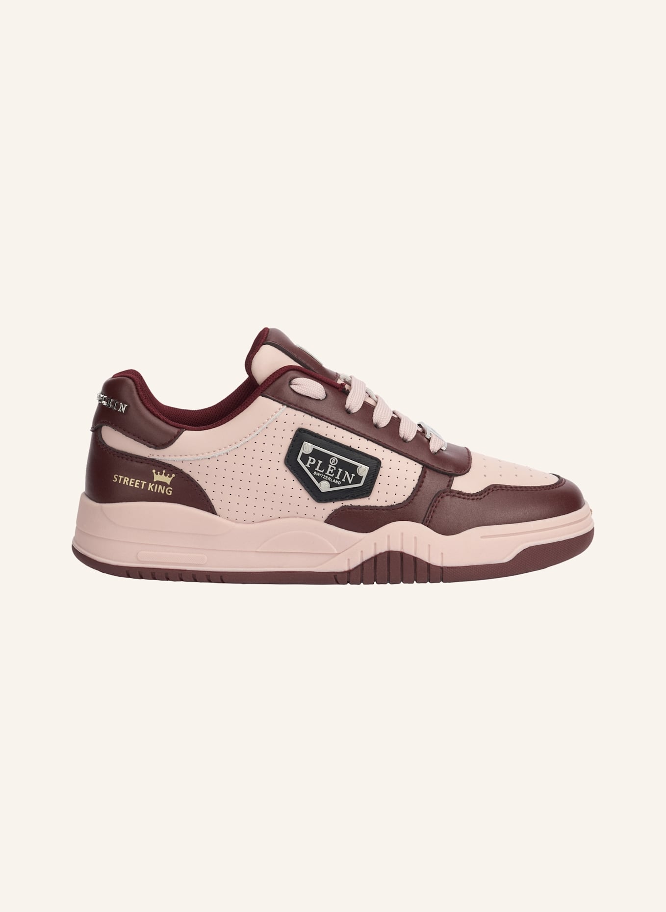 PHILIPP PLEIN Lo-Top Turnschuhe STREET: PINK