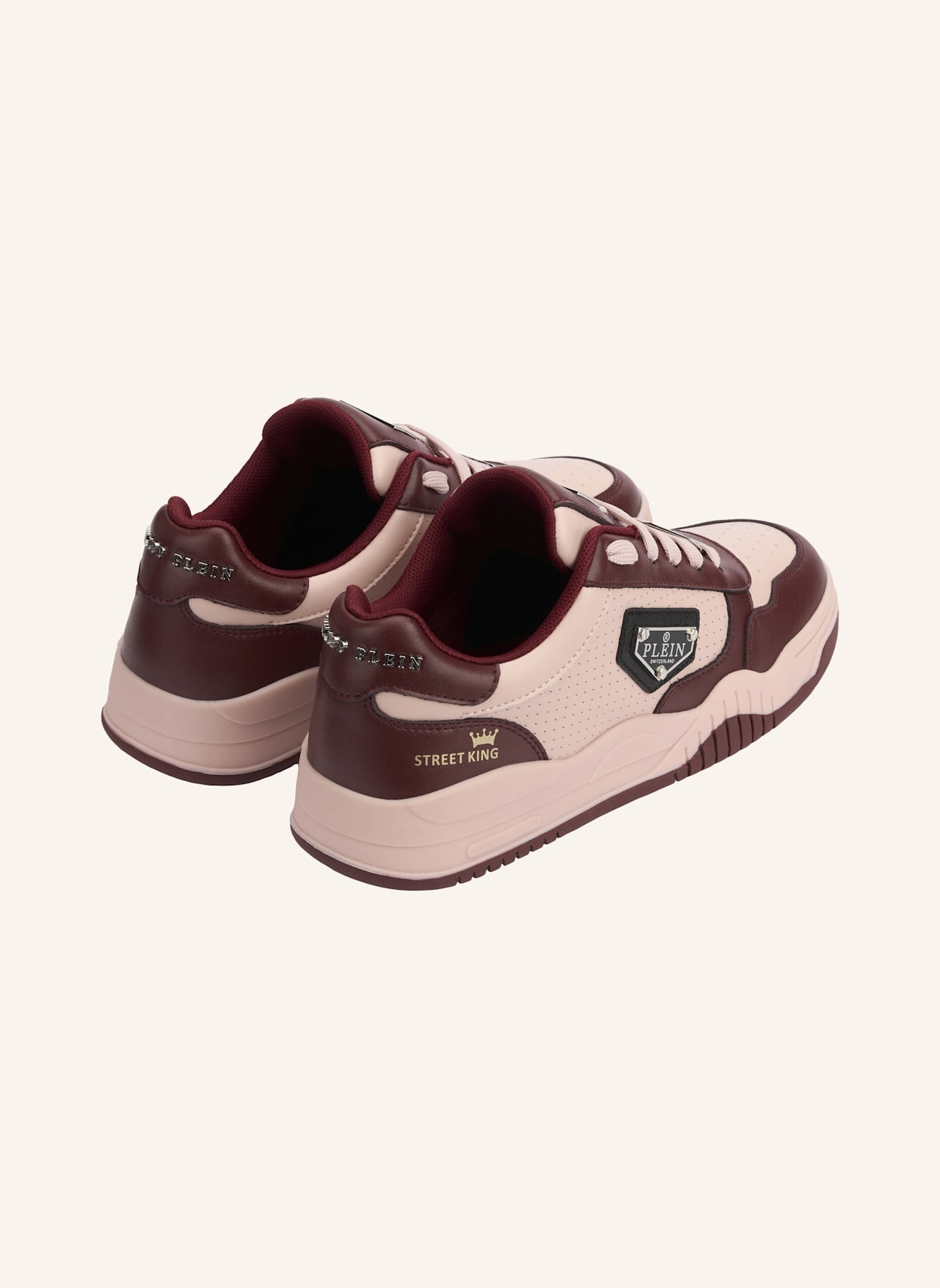 PHILIPP PLEIN Lo-Top Turnschuhe STREET: PINK